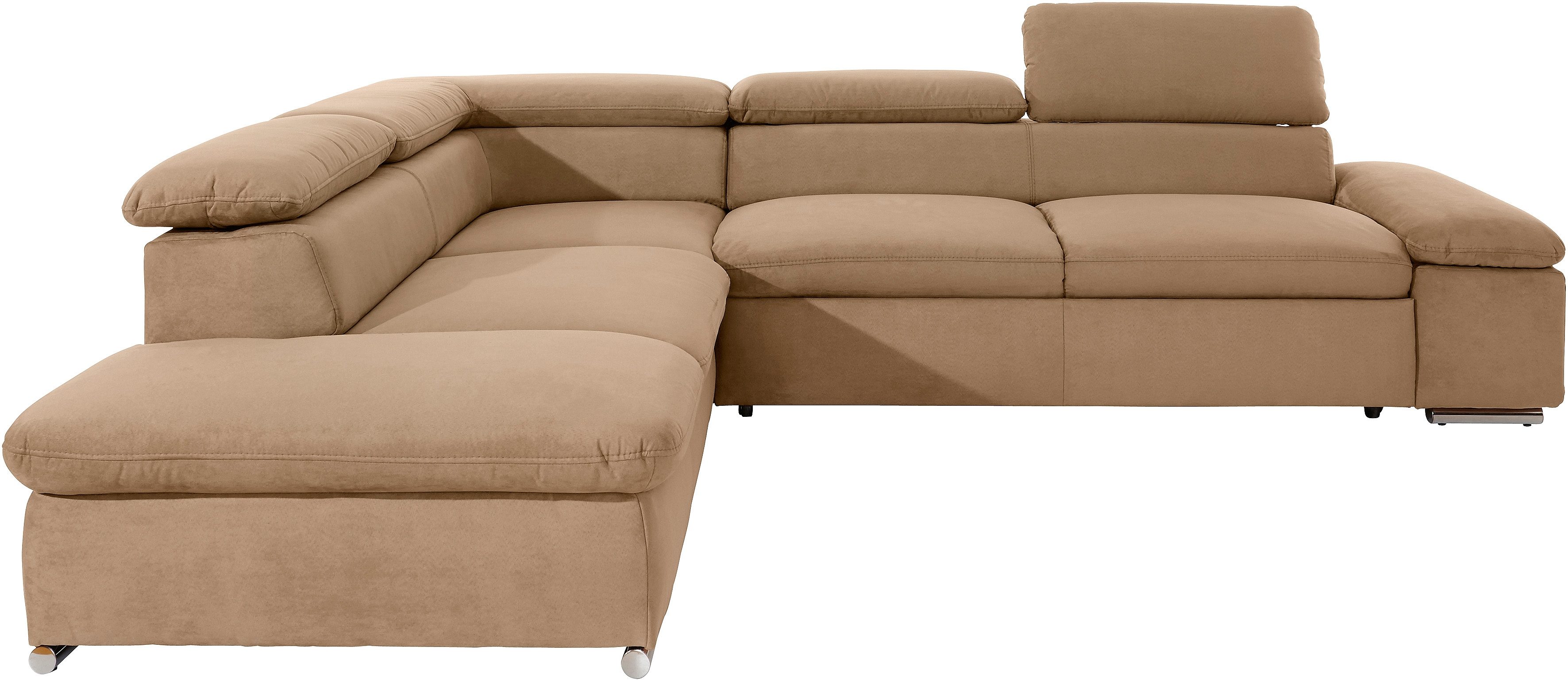 sit&more Hoekbank Alcatraz L-vorm optioneel met slaapfunctie