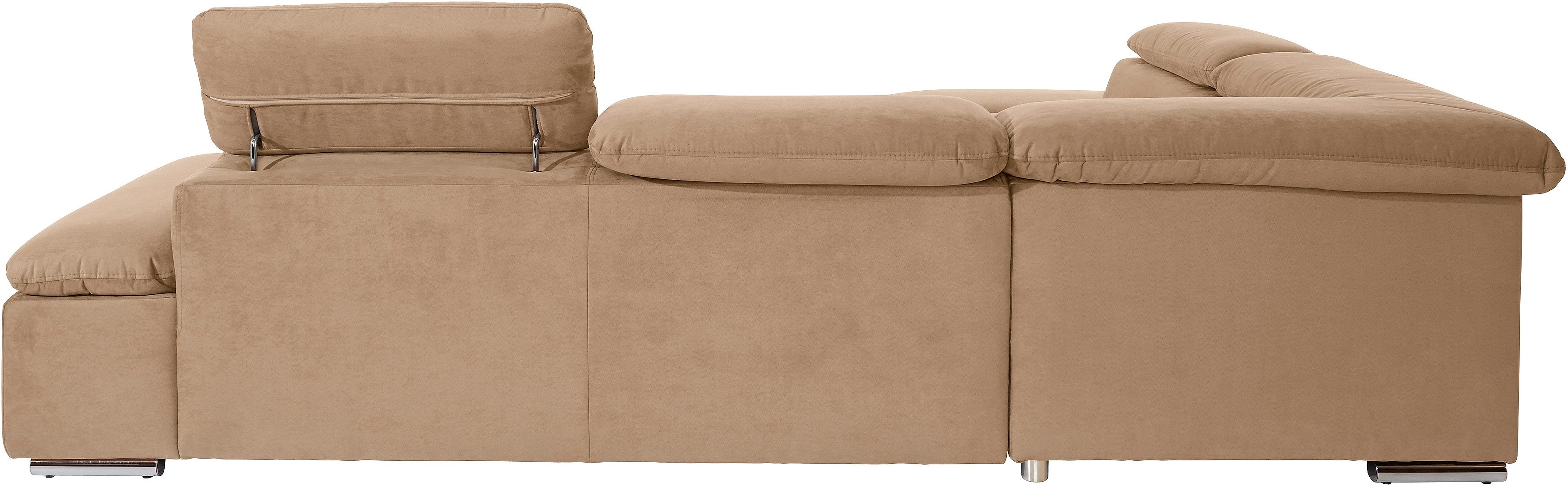 sit&more Hoekbank Alcatraz L-vorm optioneel met slaapfunctie