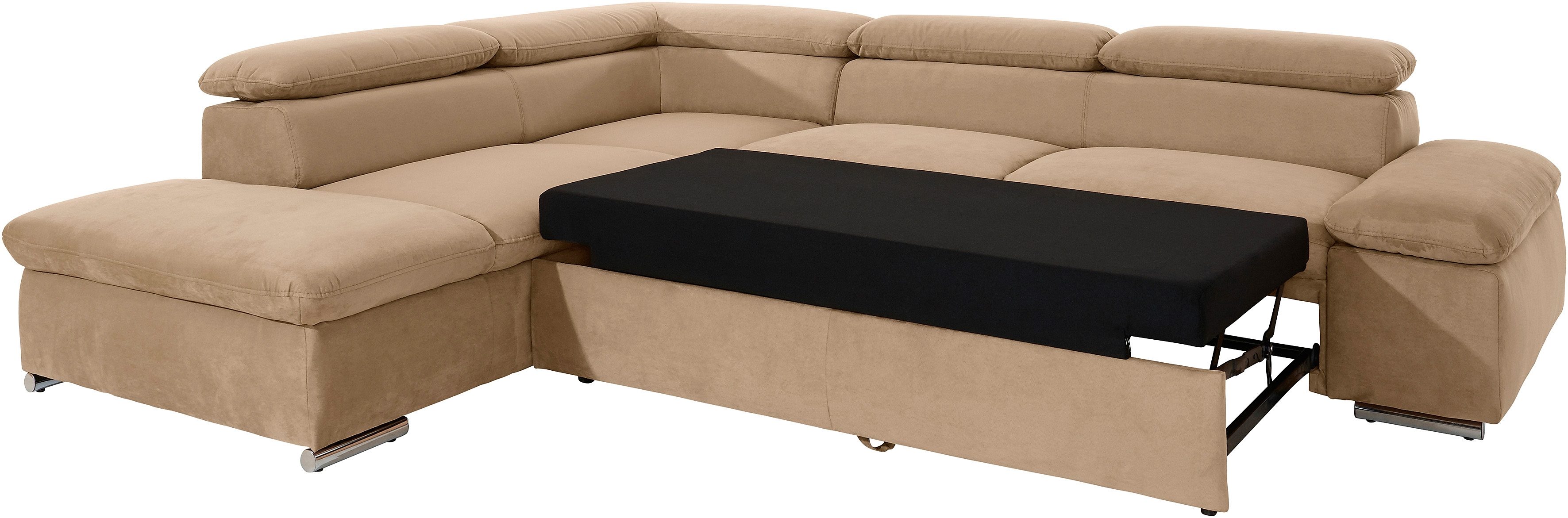 sit&more Hoekbank Alcatraz L-vorm optioneel met slaapfunctie