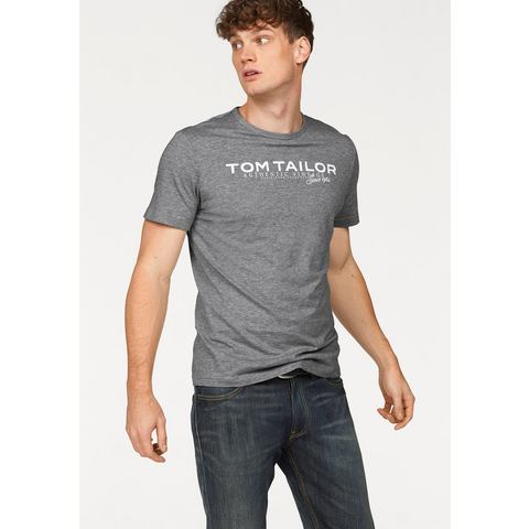 NU 20% KORTING: Tom Tailor T-shirt met logoprint