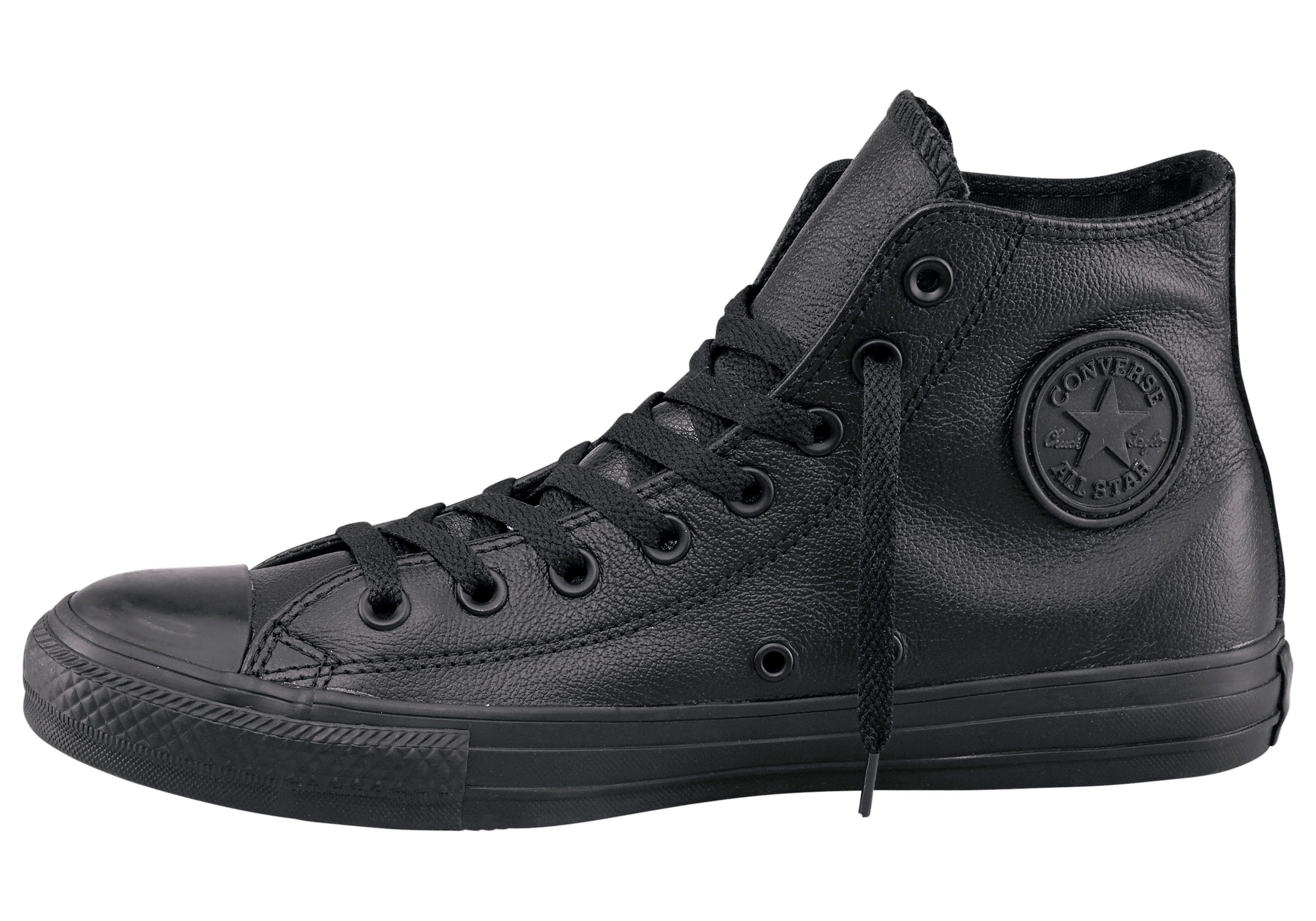 Converse Sneakers Chuck Taylor All Star Hi Monochroom Leer