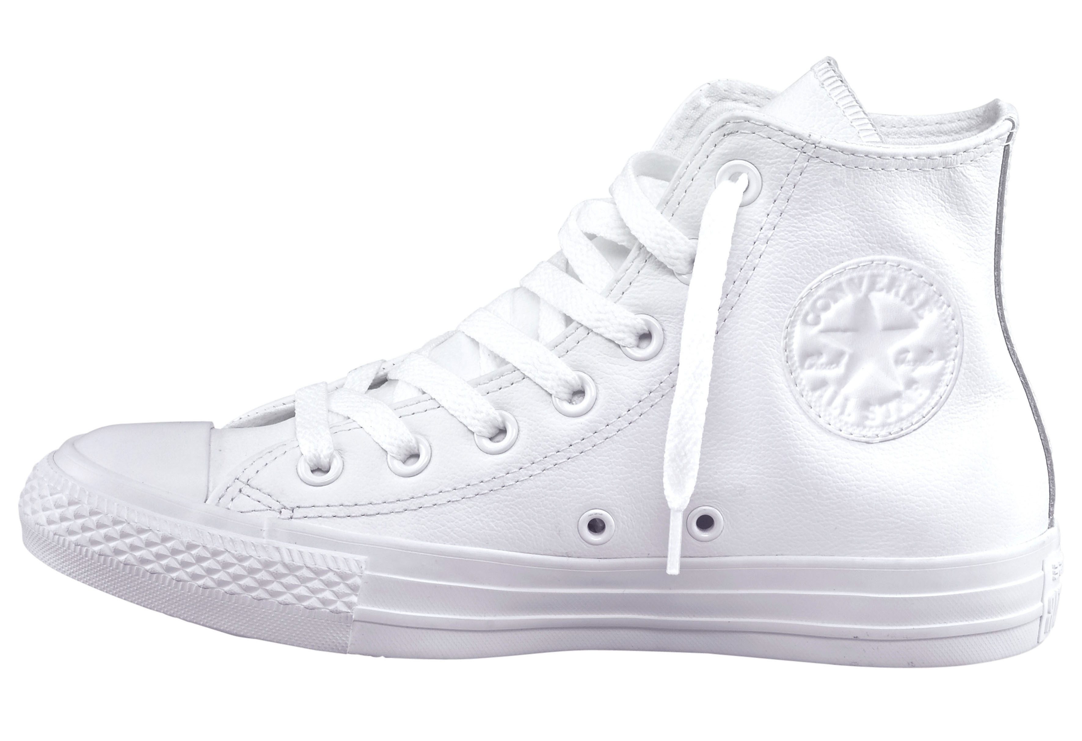 Converse Sneakers Chuck Taylor All Star Hi Monochroom Leer