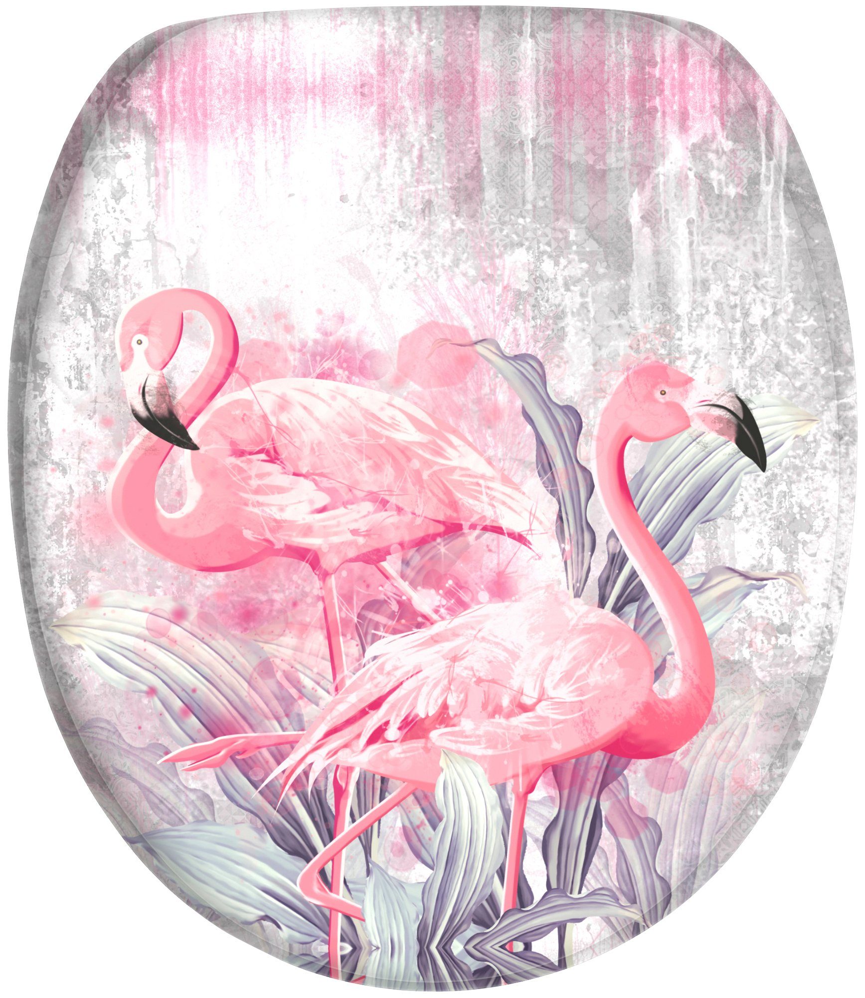 Concreet onderwijzen zakdoek Sanilo Toiletzitting Flamingo met softclosemechanisme, bxl: 37,7x 42,0 -  47,0 cm online shoppen | OTTO