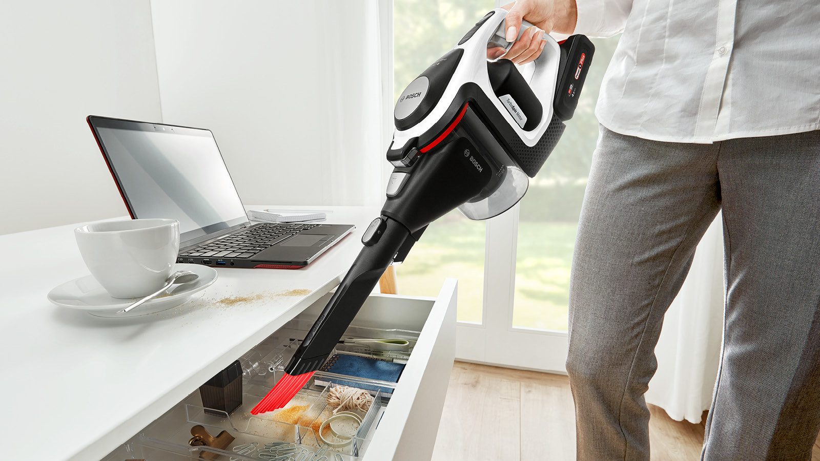BOSCH Toetsenbord- en ladezuigmond BHZUKYDN Toetsenbord- & lade mondstuk geschikt voor Bosch accu stofzuiger Unl. S 6, 7, 8