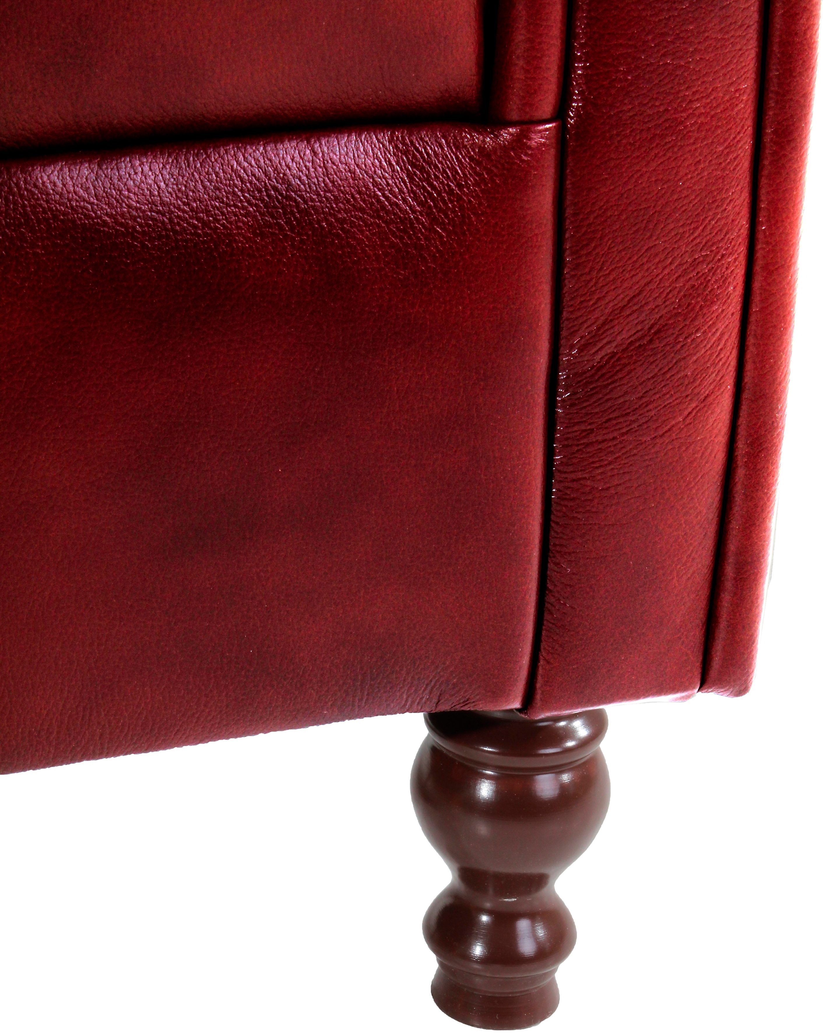 MAX WINZER® leren oorfauteuil »Valerie«, in chesterfield MAX WINZER® leren oorfauteuil »Valerie«, in chesterfield