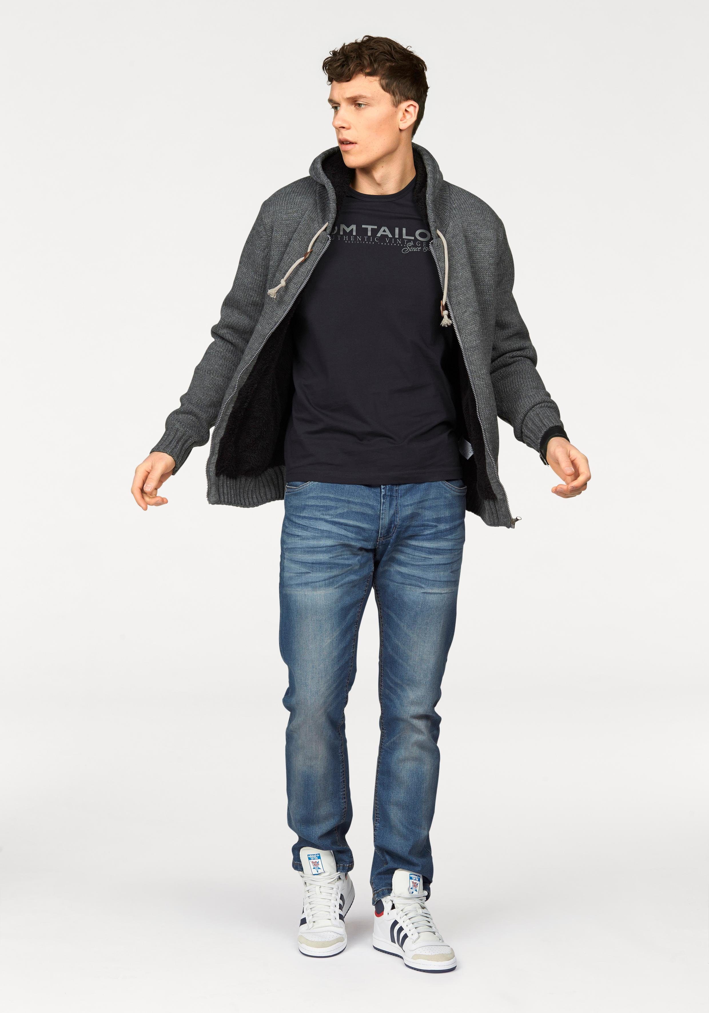 Tom Tailor Shirt met ronde hals met logoprint