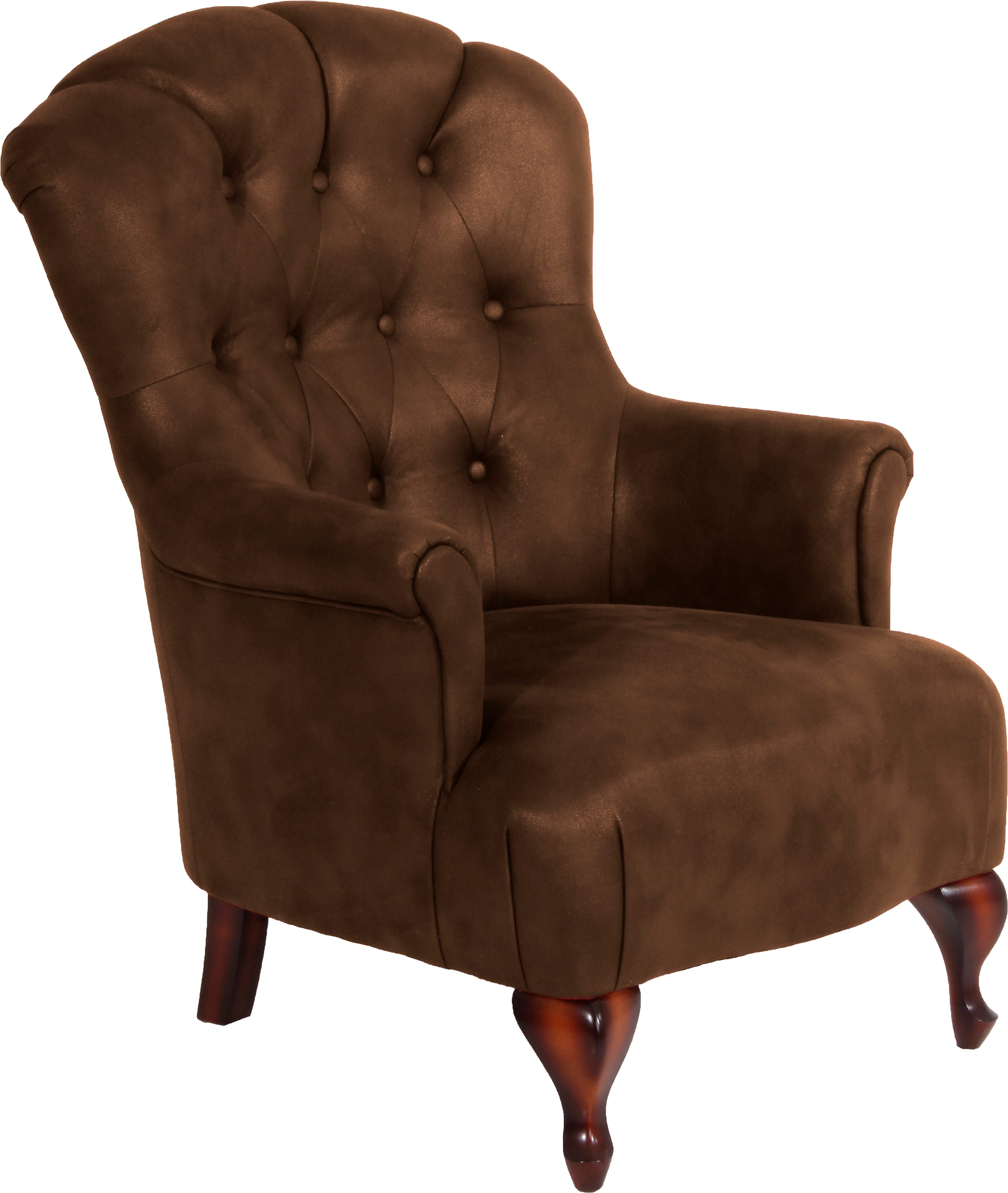 Max Winzer® Chesterfield-fauteuil Clara met elegante knoopstiksels