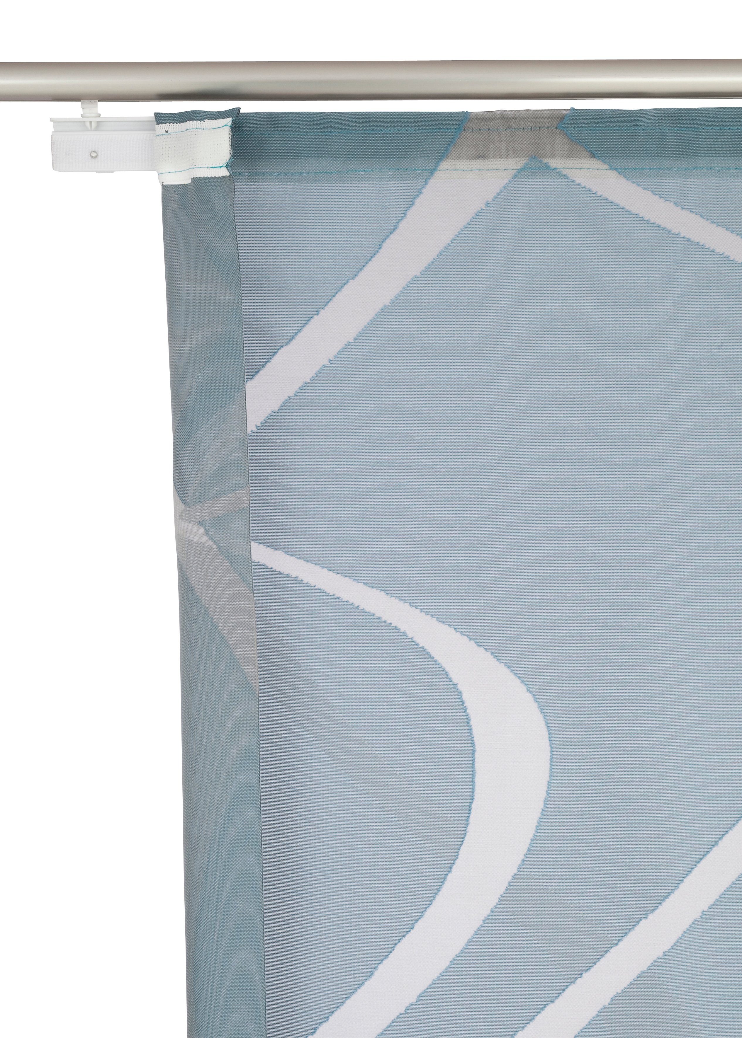 Neutex for you! Paneelgordijn Rumbek inclusief bevestigingsmateriaal, breedte: 57 cm (1 stuk)