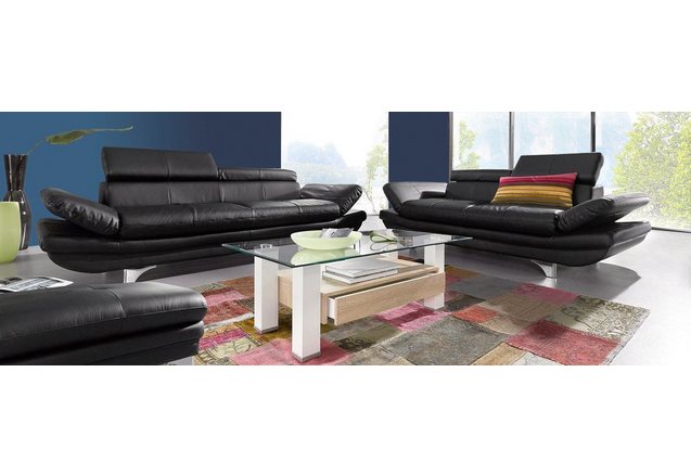 Salontafel met lade en vensterglasplaat Salontafel met lade en vensterglasplaat