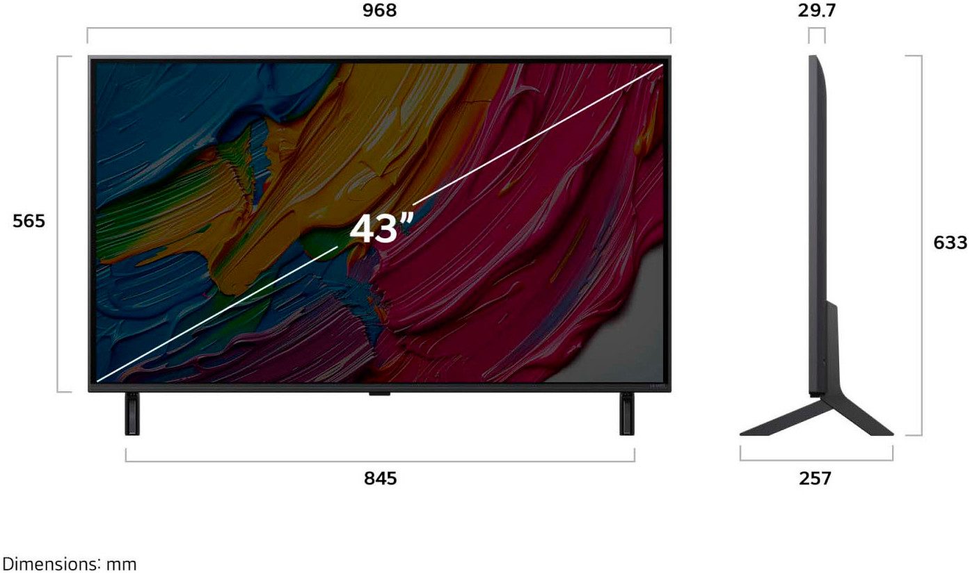 LG QNED-tv 43QNED80A6A
