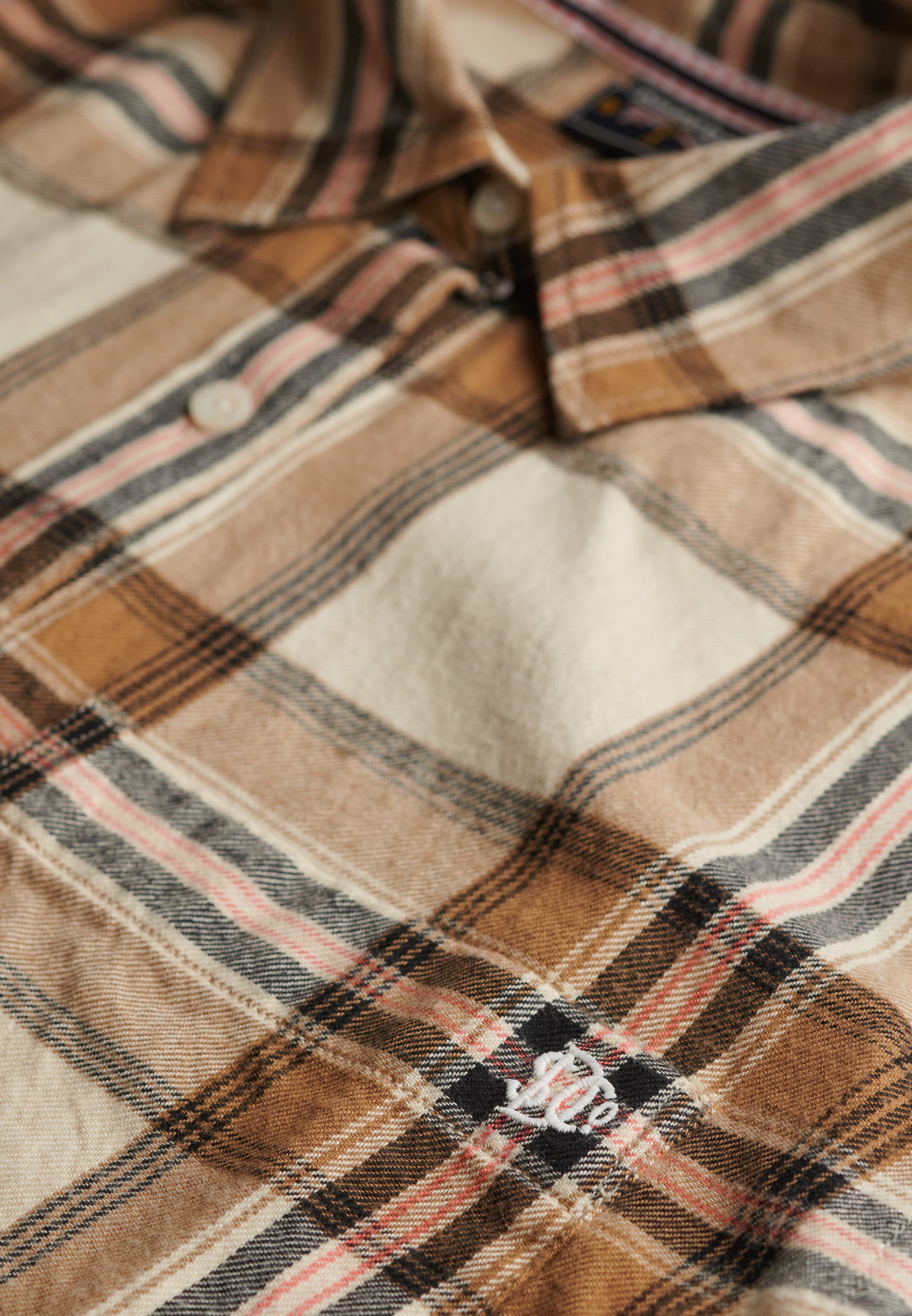 Superdry Geruite blouse CHECK FLANNEL BOYFRIEND SHIRT