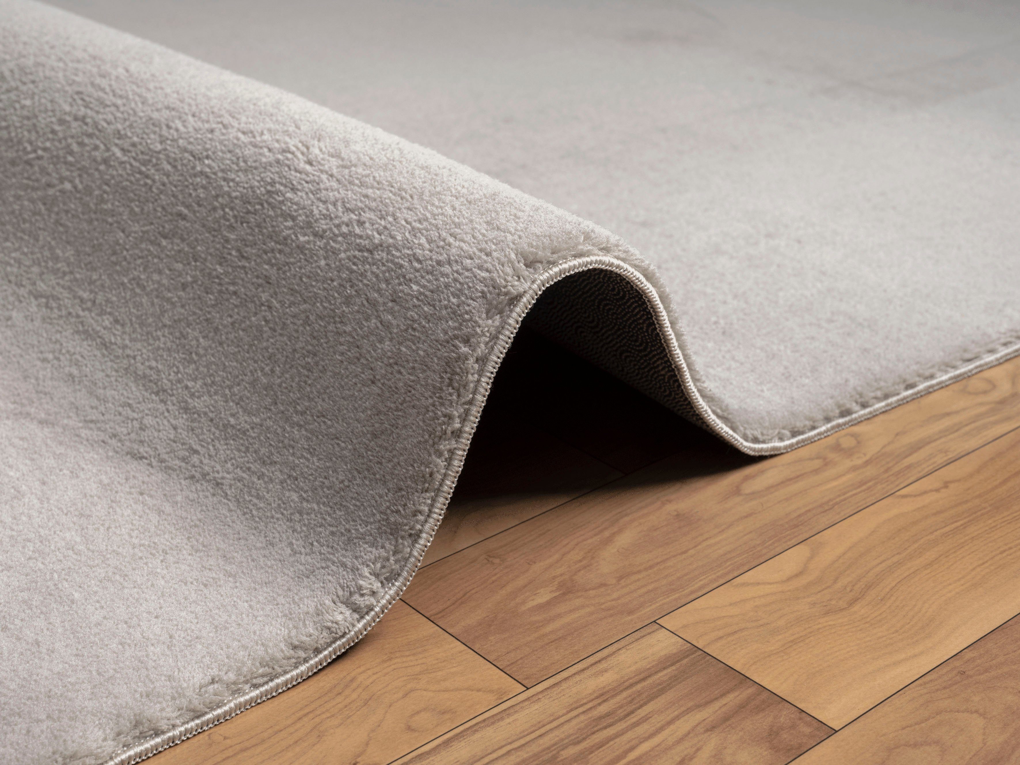 merinos Vloerkleed Loft 37, vloerkleed van imitatiebont zacht en knus, bont gevoel, anti-slip onderkant,
