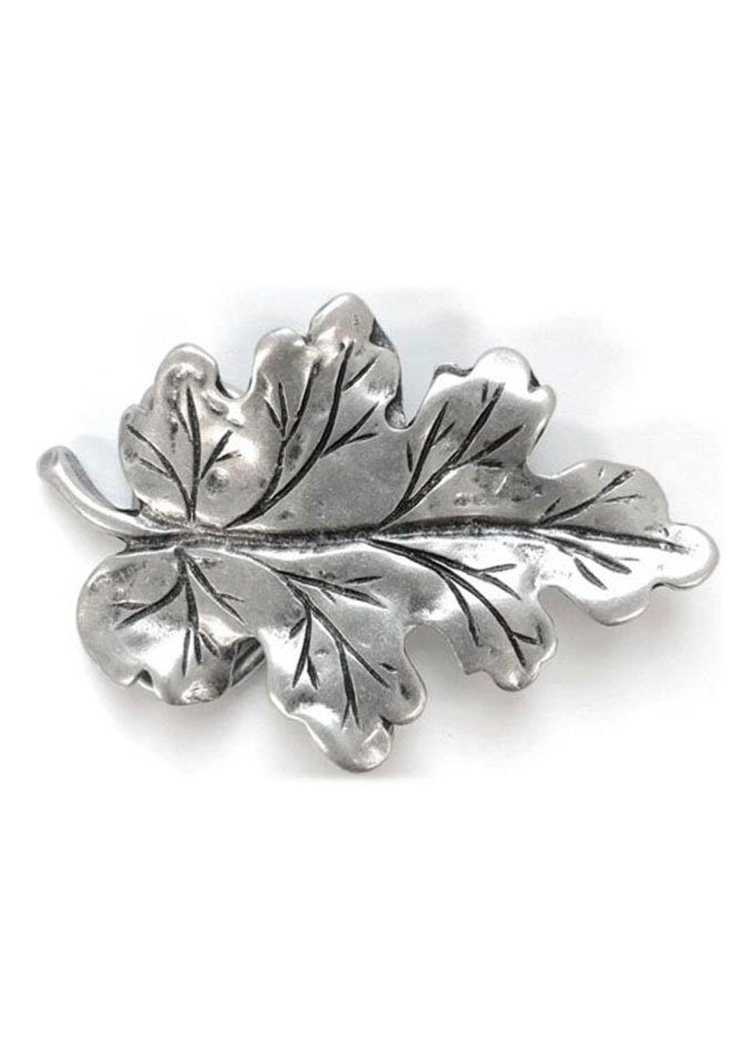 RETTUNGSRING by showroom 019° Gesp Eikenblad zilverkleur dames riemen zilver(kleur)