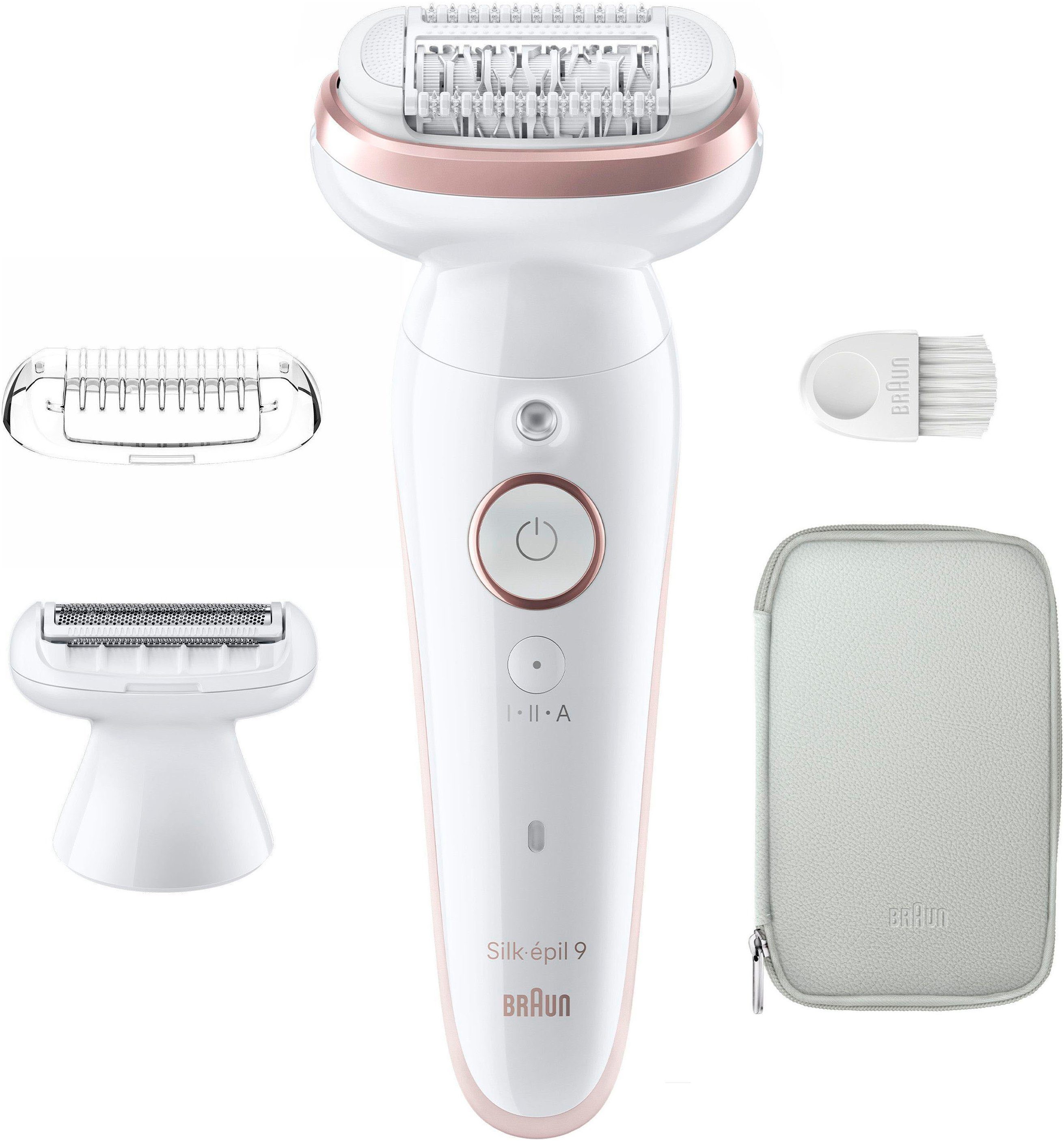 Braun Epilator Silk-épil 9 9-030 Scheer- & trimmeropzetstuk, met etui