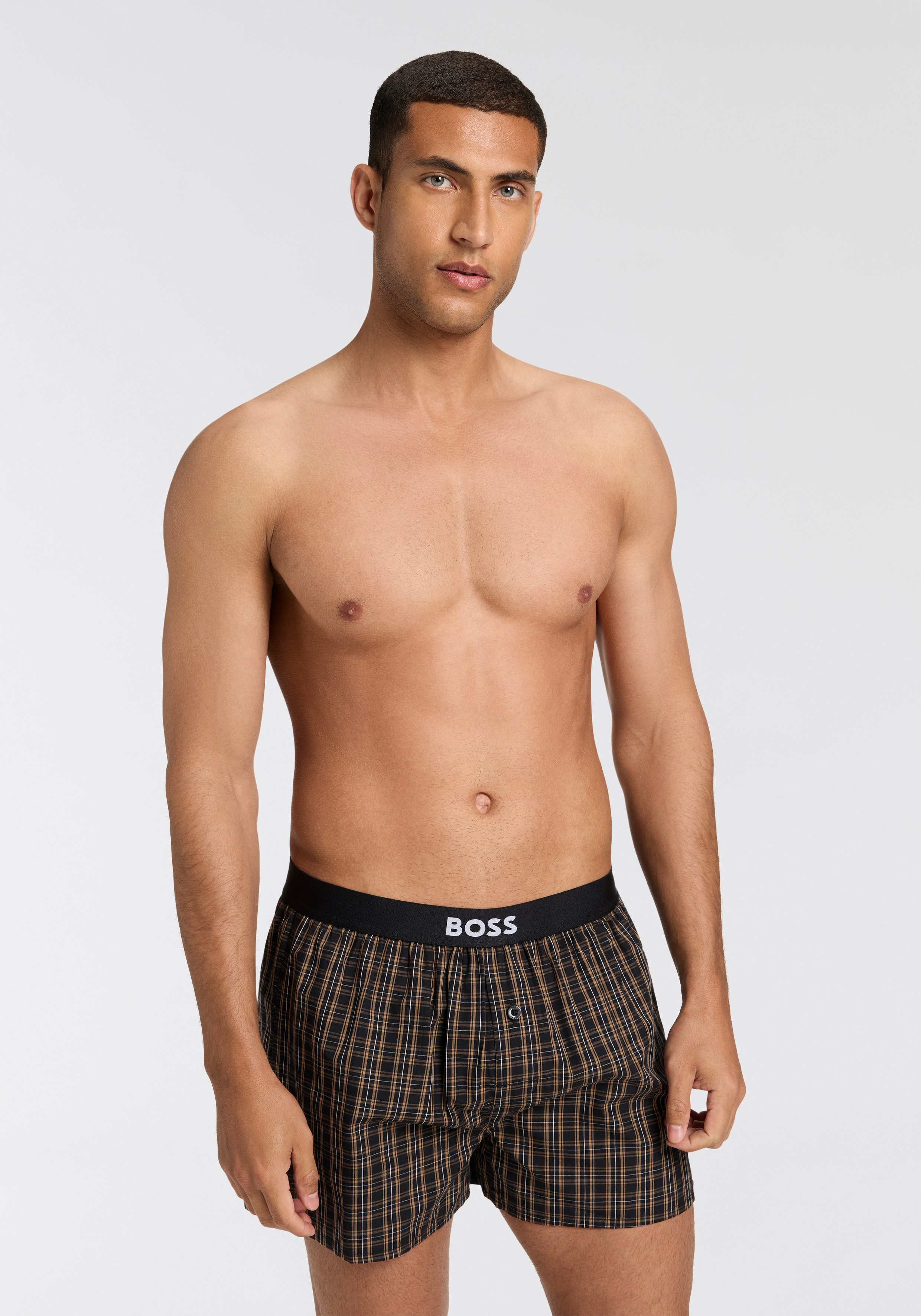BOSS Pyjamashort 2P Boxer Shorts EW (set, 2-delig, 2 stuks)