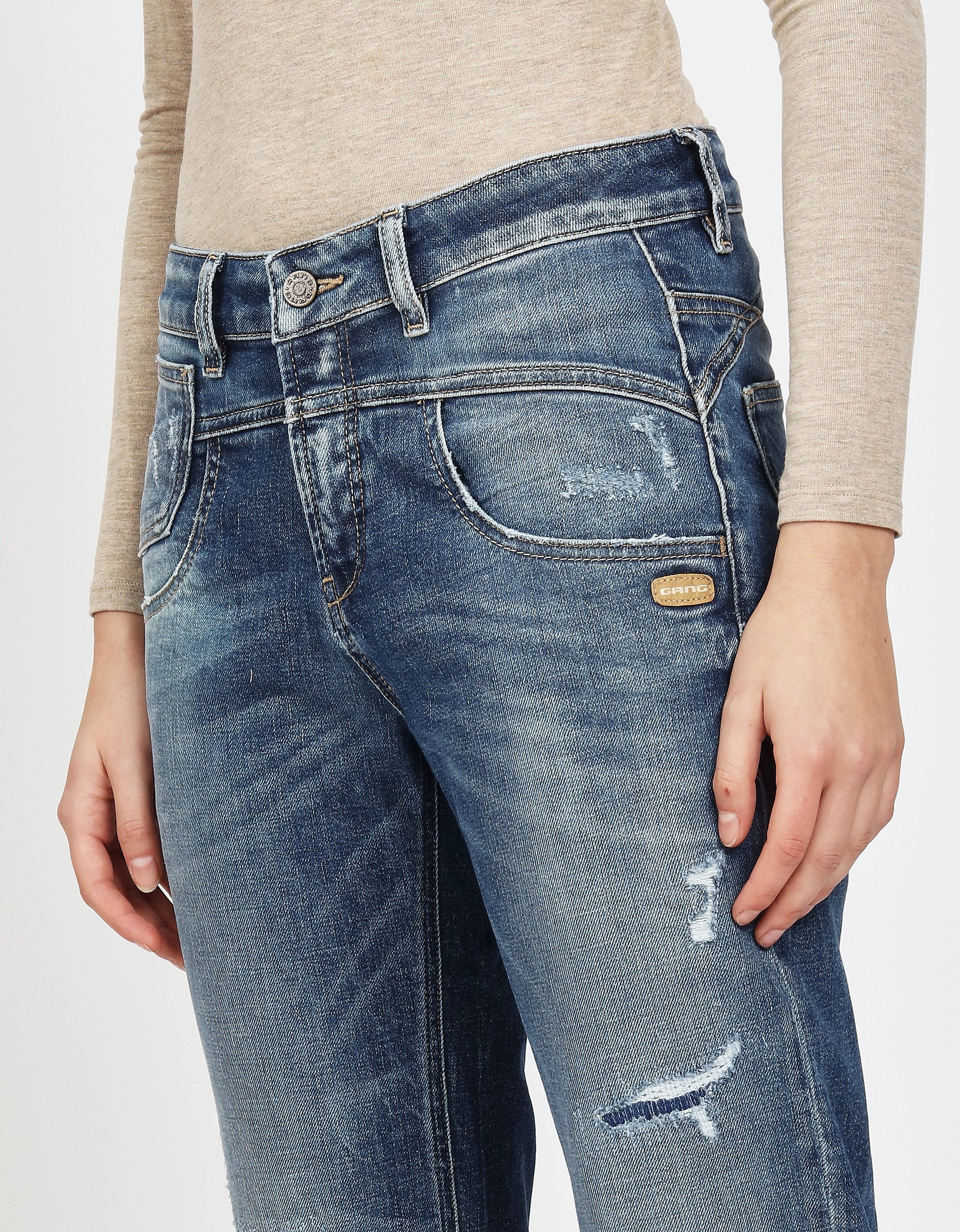 GANG Loose fit jeans 94BO CROPPED