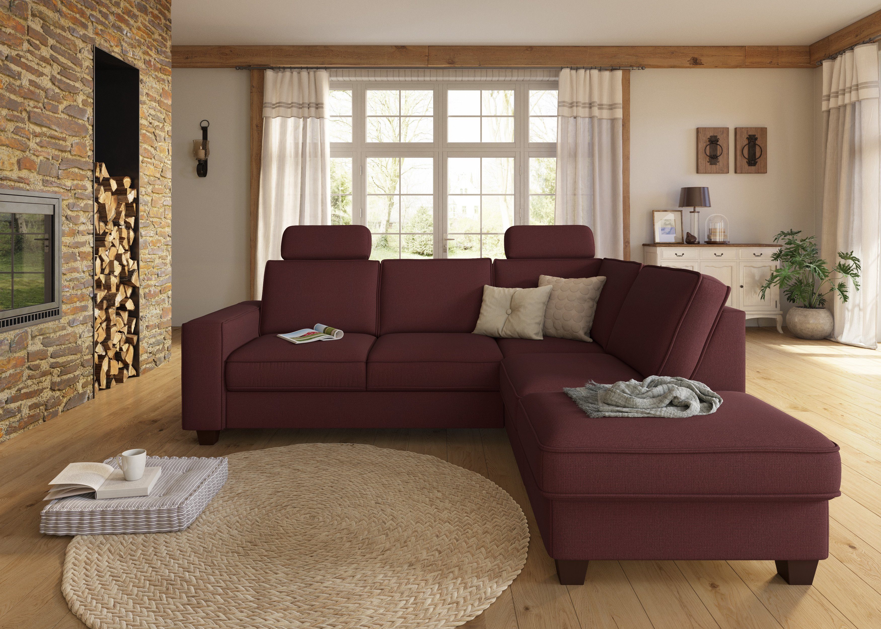 Home affaire Hoofdsteun County set van 2, passend bij de "county"-serie (set, 2 stuks)