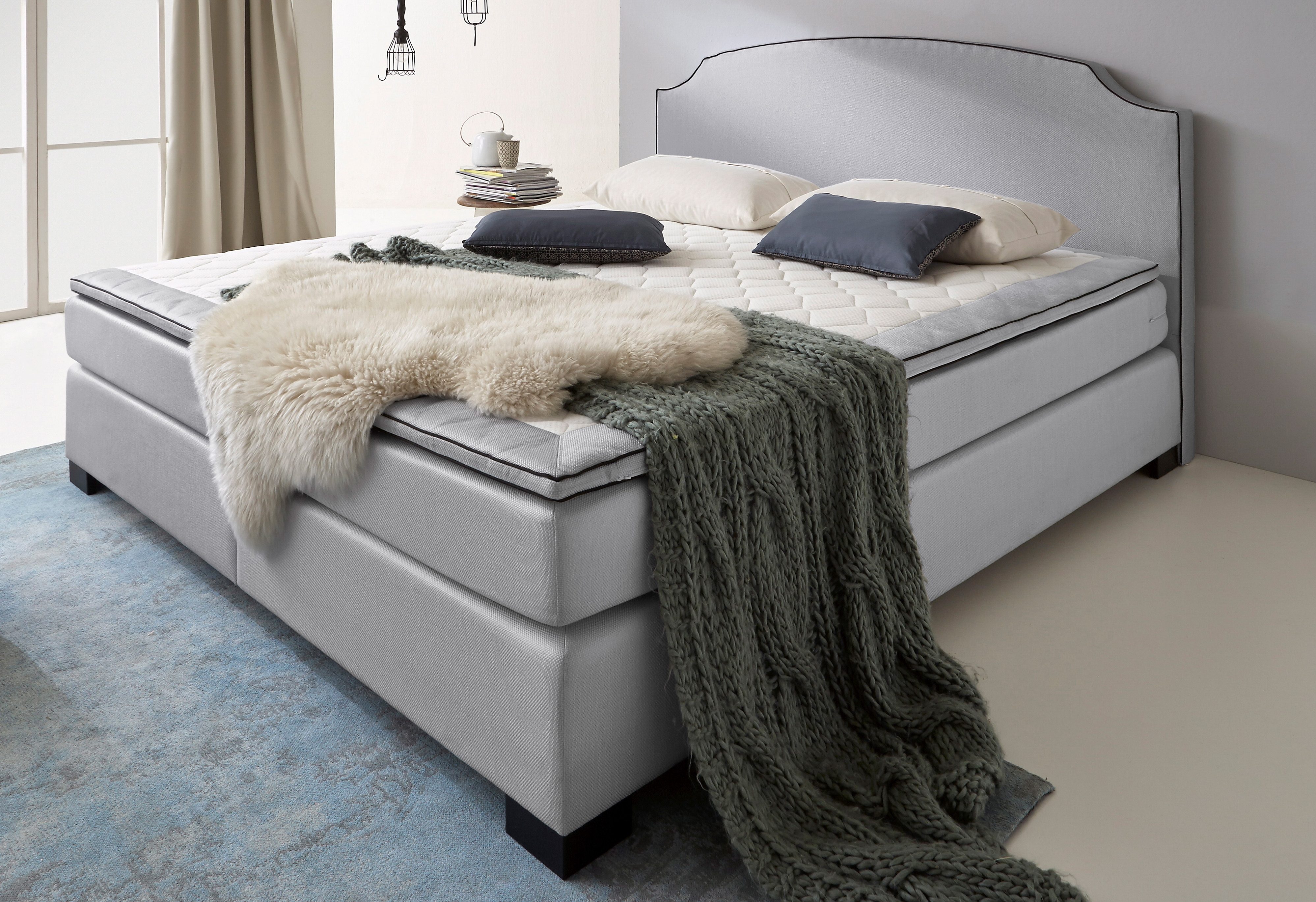 ATLANTIC home collection Boxspring incl. topmatras