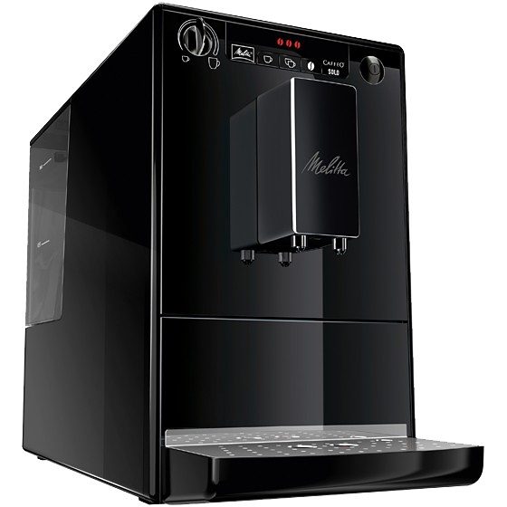 Melitta Volautomatisch koffiezetapparaat Solo® E950-201, zwart, Perfect voor caffè crema & espresso, slechts 20 cm breed