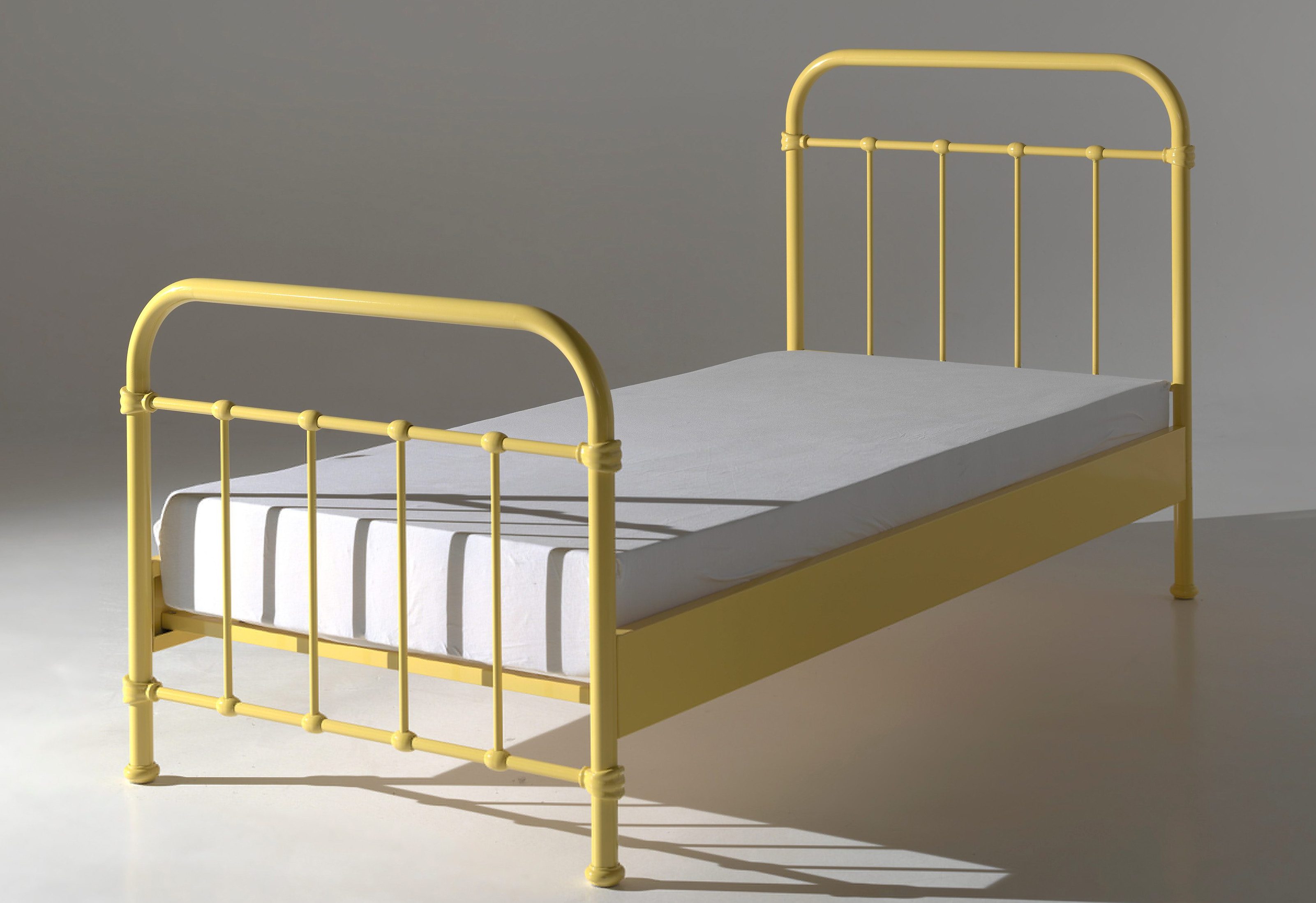 Vipack Kinderledikant Metalen bed, tienerbed, 1-persoons met lattenbodem