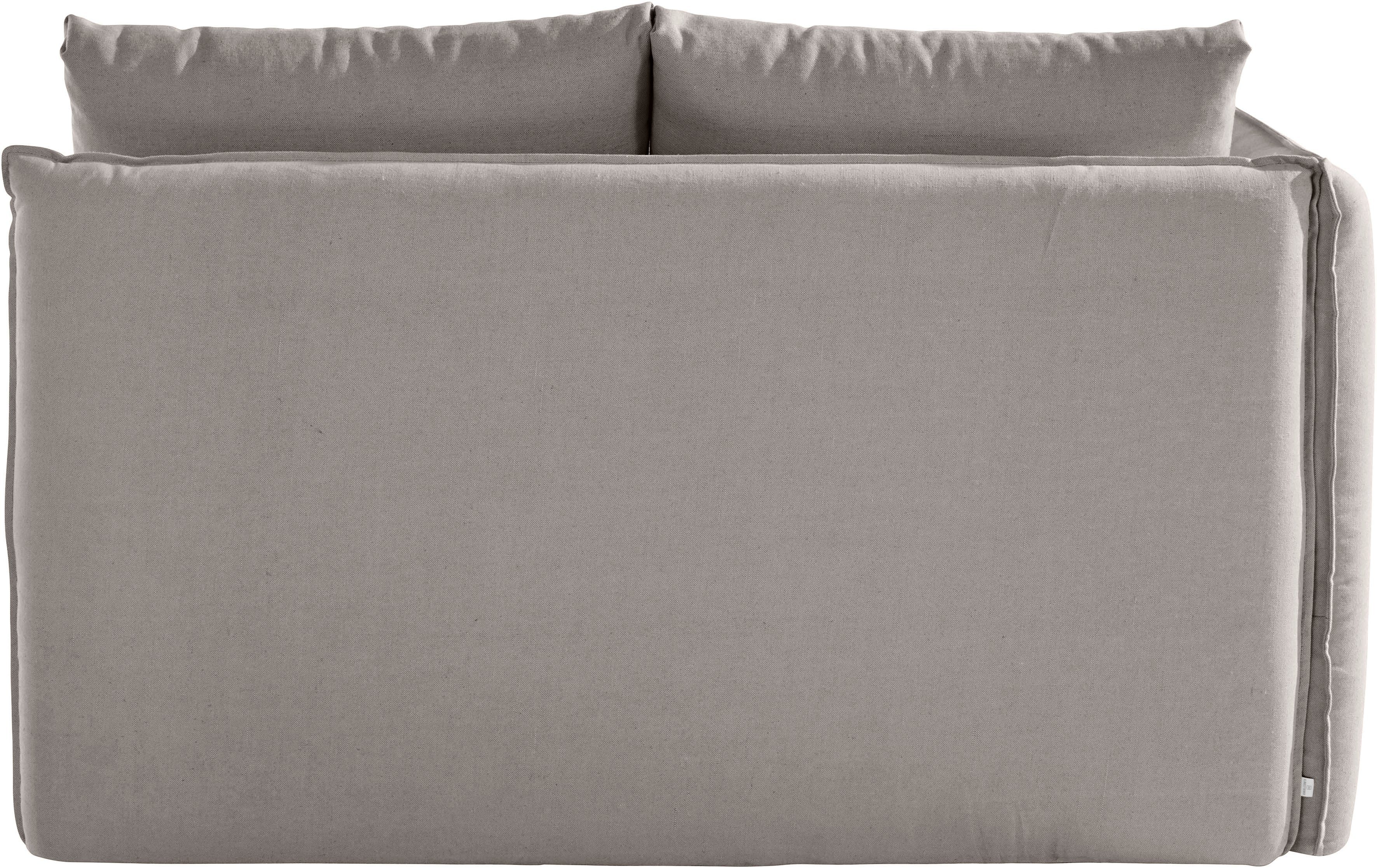andas Ottomane Nöre korte lounge-module - zelf samenstellen, breedte 138 cm, diepte 128 cm