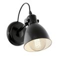 eglo, wandlamp »priddy«, zwart eglo, wandlamp »priddy«, zwart