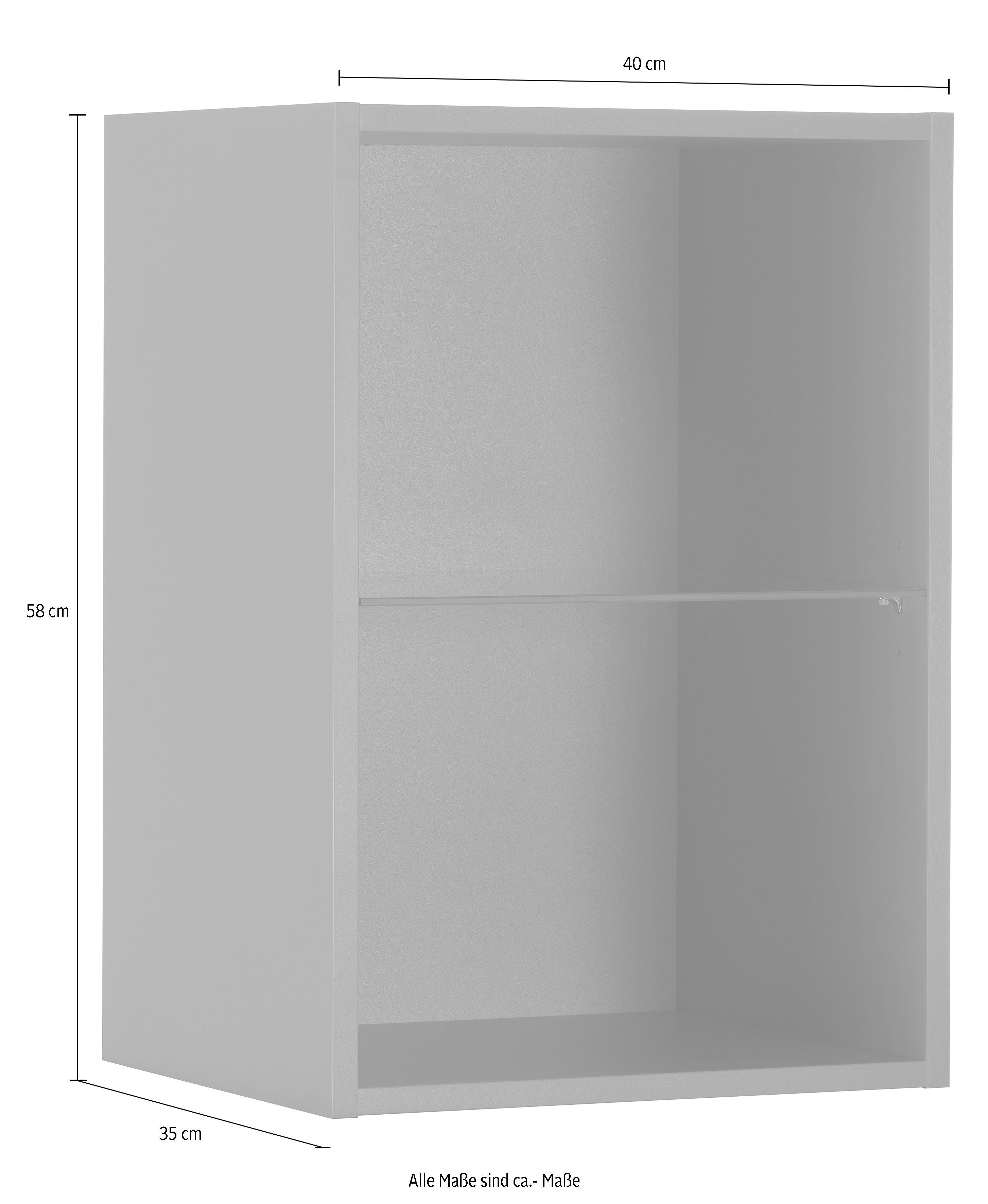 OPTIFIT Hangrekje Mini met glasplateaus