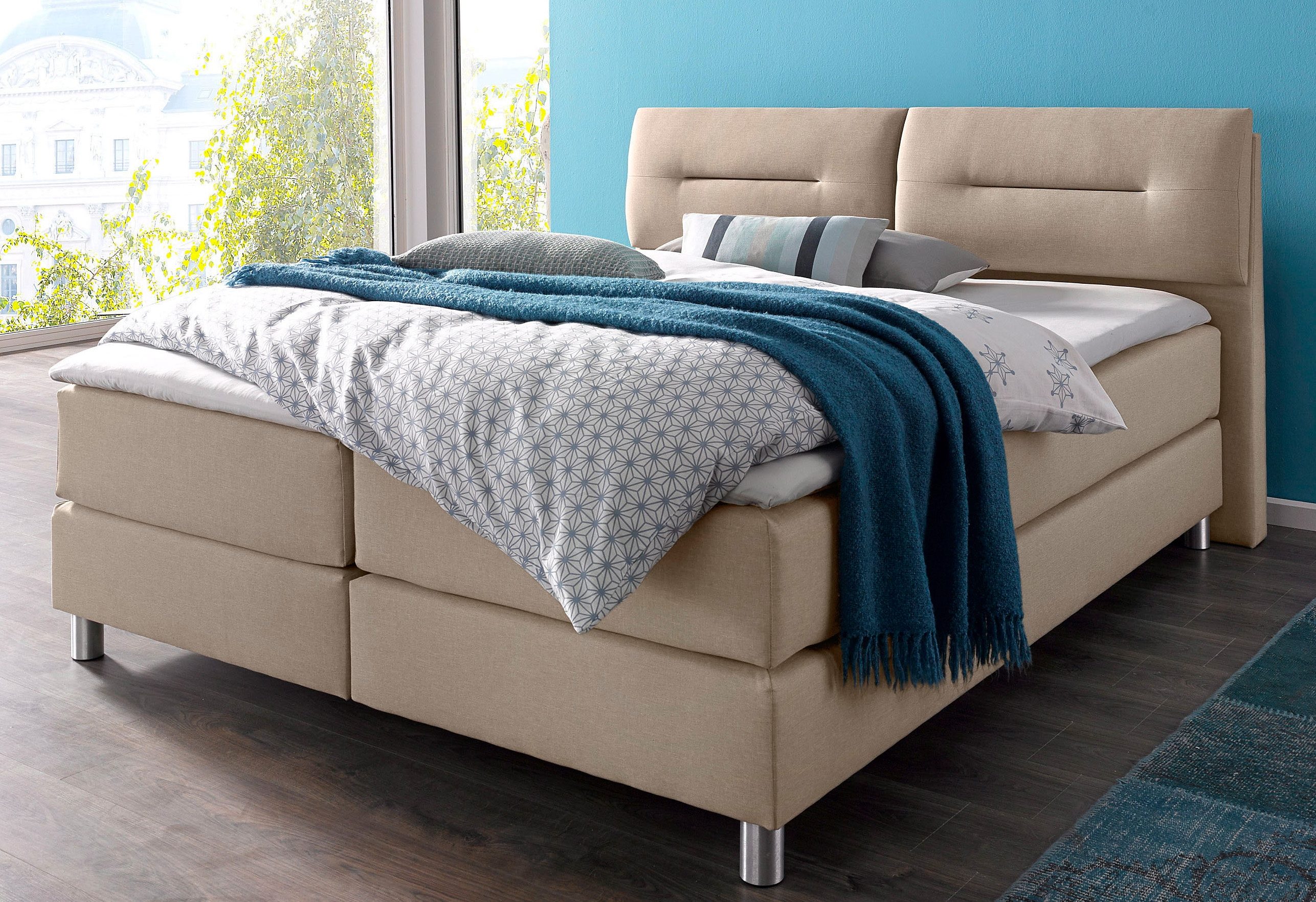 Maintal Boxspring incl. topmatras boxsprings beige