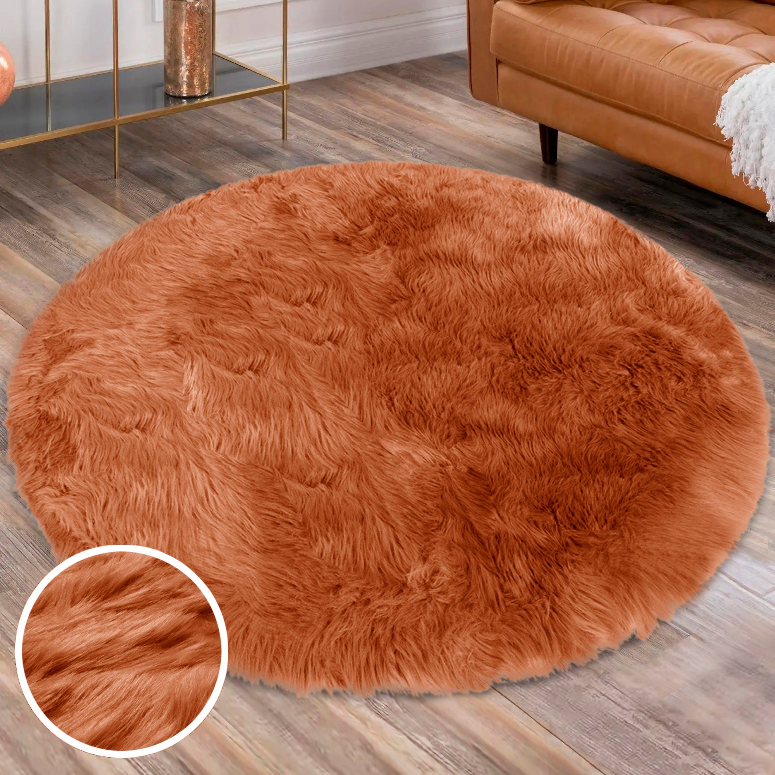my home Hoogpolig vloerkleed Valeria schapenvacht tapijt knuffelig Imitatiebont, zachte vloerkleden, woonkamer, slaapkamer, eetkamer moderne