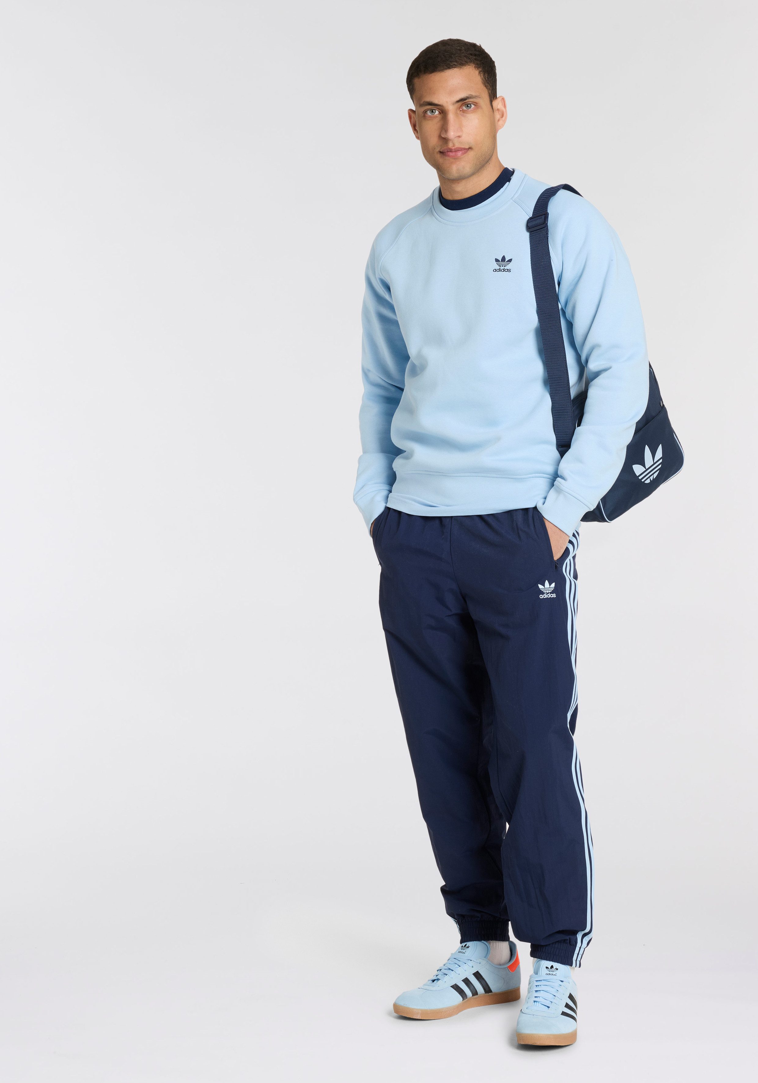 adidas Originals Sweatshirt ESS CREW Essentials pullover, zachte binnenkant