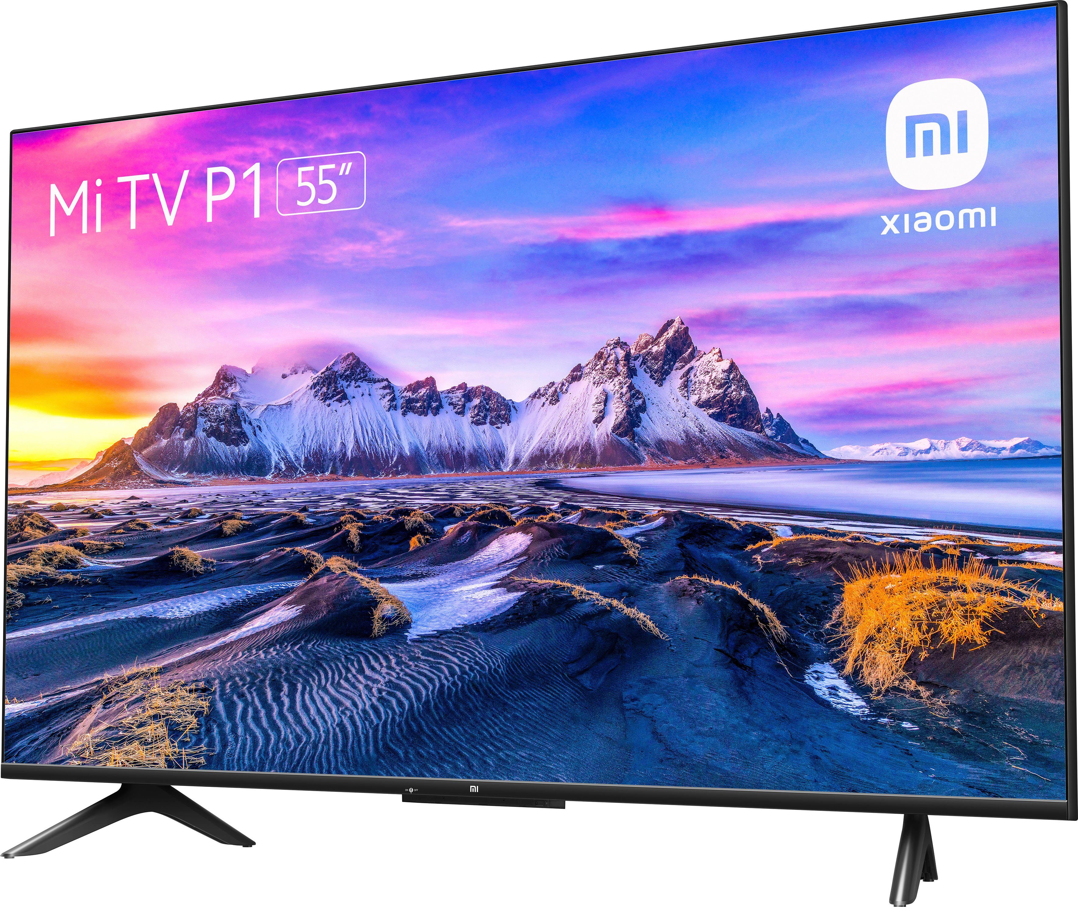 Xiaomi Led-TV L55M6-6AEU, 138 cm / 55", 4K Ultra HD, Smart TV - Android TV, Dolby Vision®, HDR10+, Xiaomi P1 55 inch tv