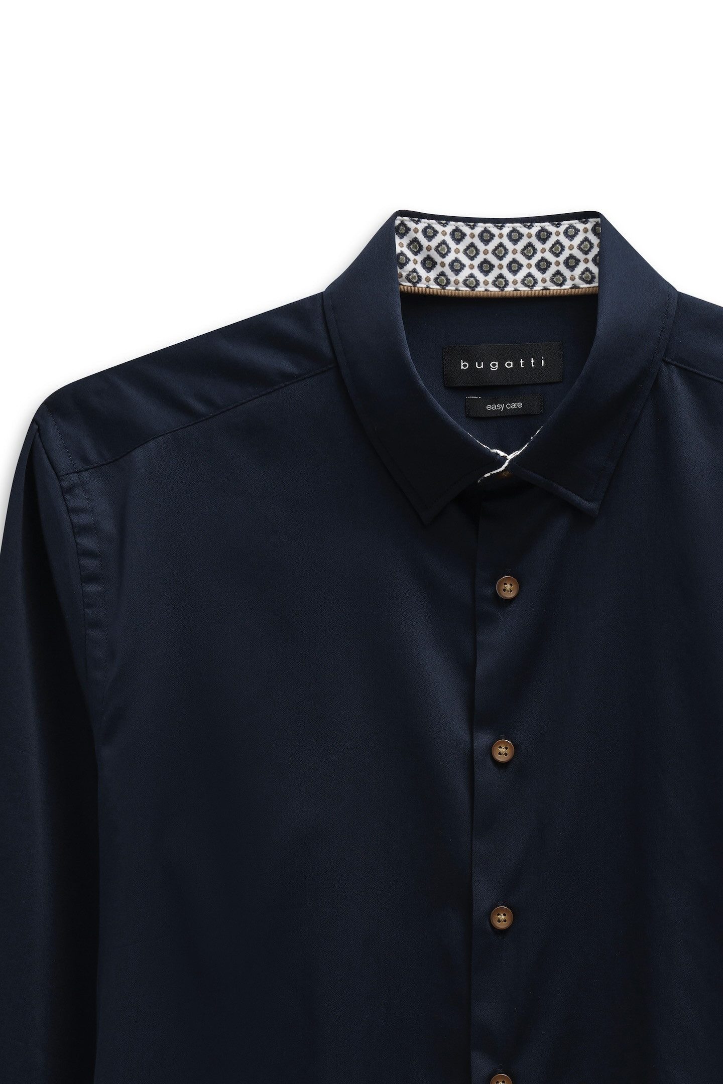 Bugatti Overhemd met lange mouwen MODERN FIT met under button-down & easy-care