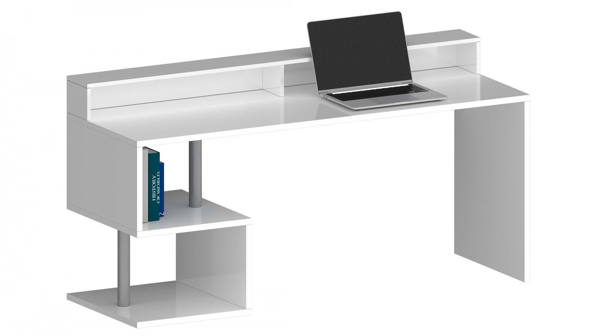 INOSIGN Bureau Essence, modern ontwerp in verschillende breedtes, met en zonder monitorsteun, gemaakt in italië