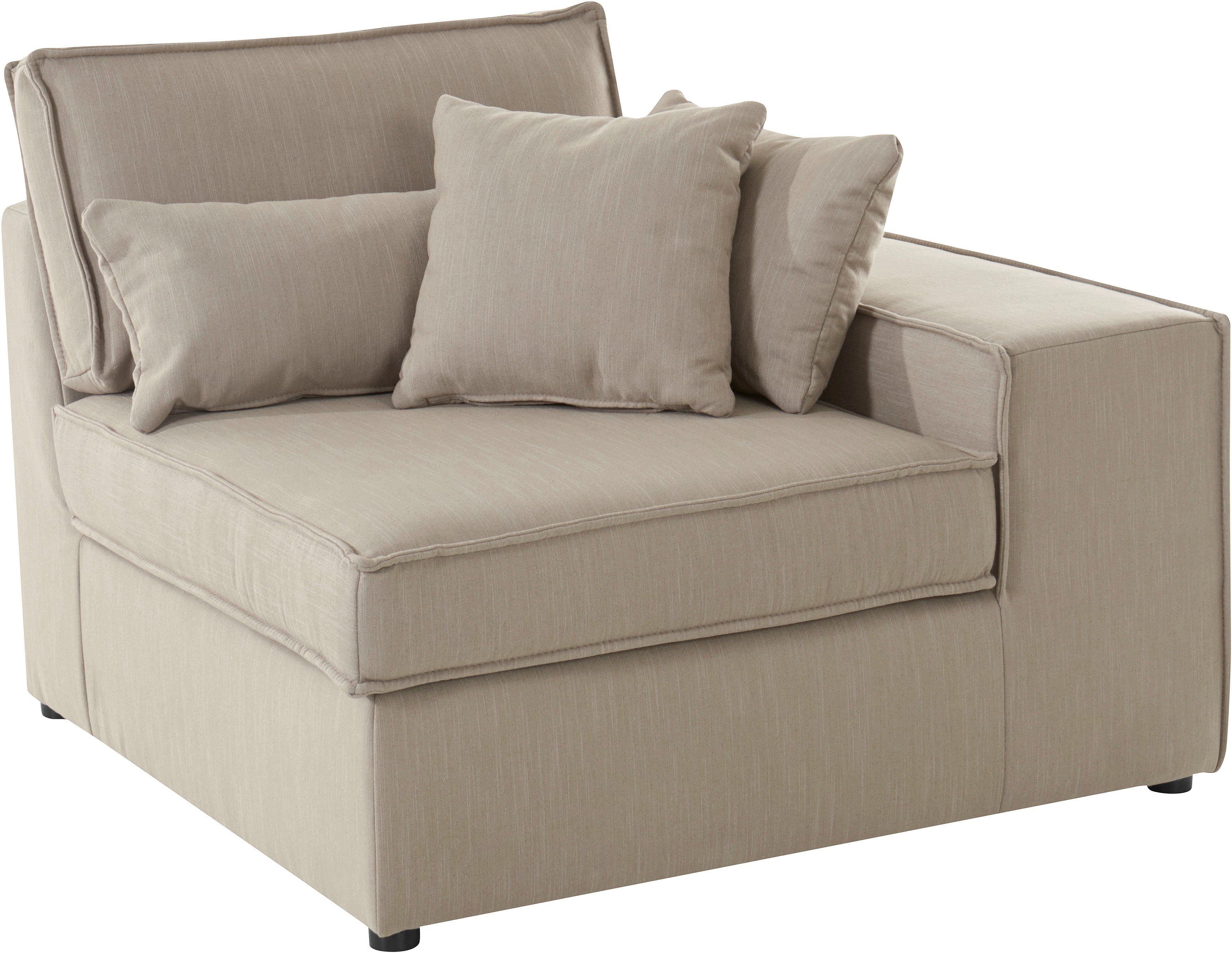 RAUM.ID Sofaelement Florid als deel van een modulaire bank, stevig zitcomfort, ook in cord