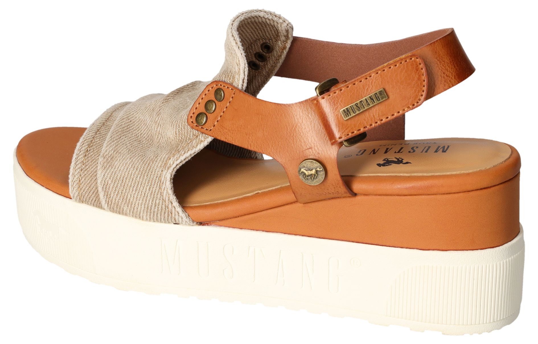 Mustang Shoes Sleehaksandaaltjes