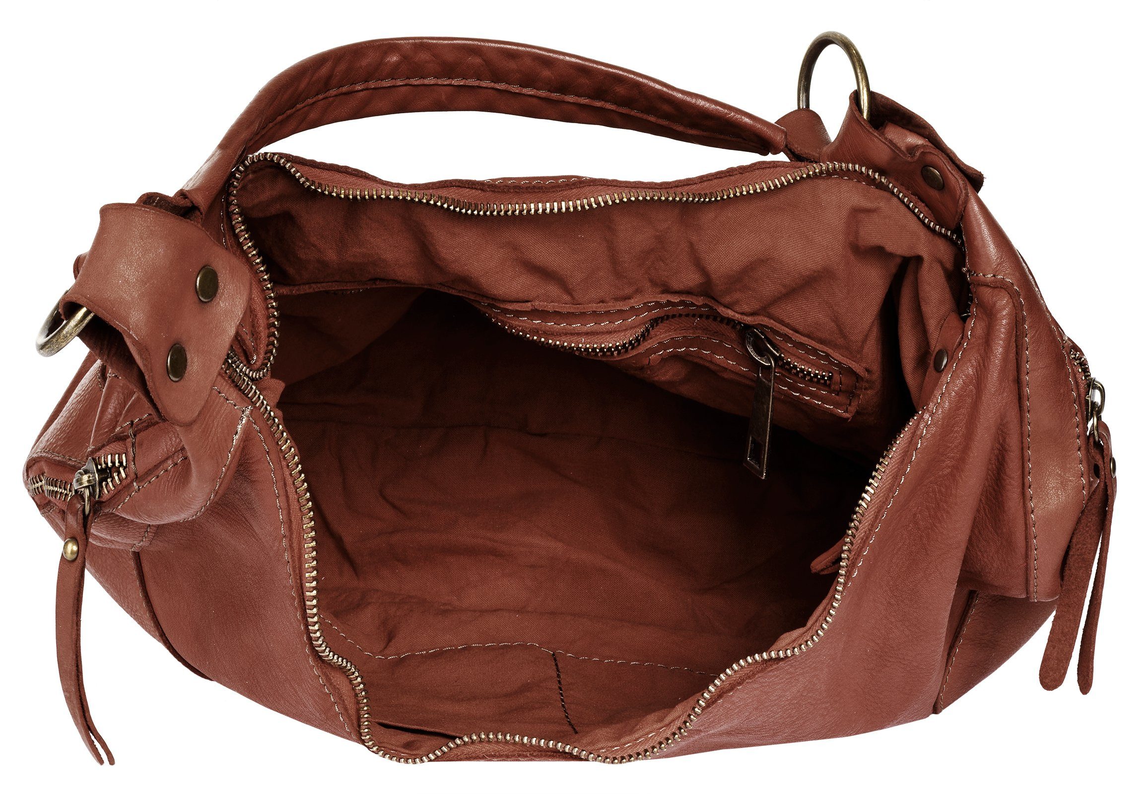 Samantha Look Shopper echt leer, made in italy