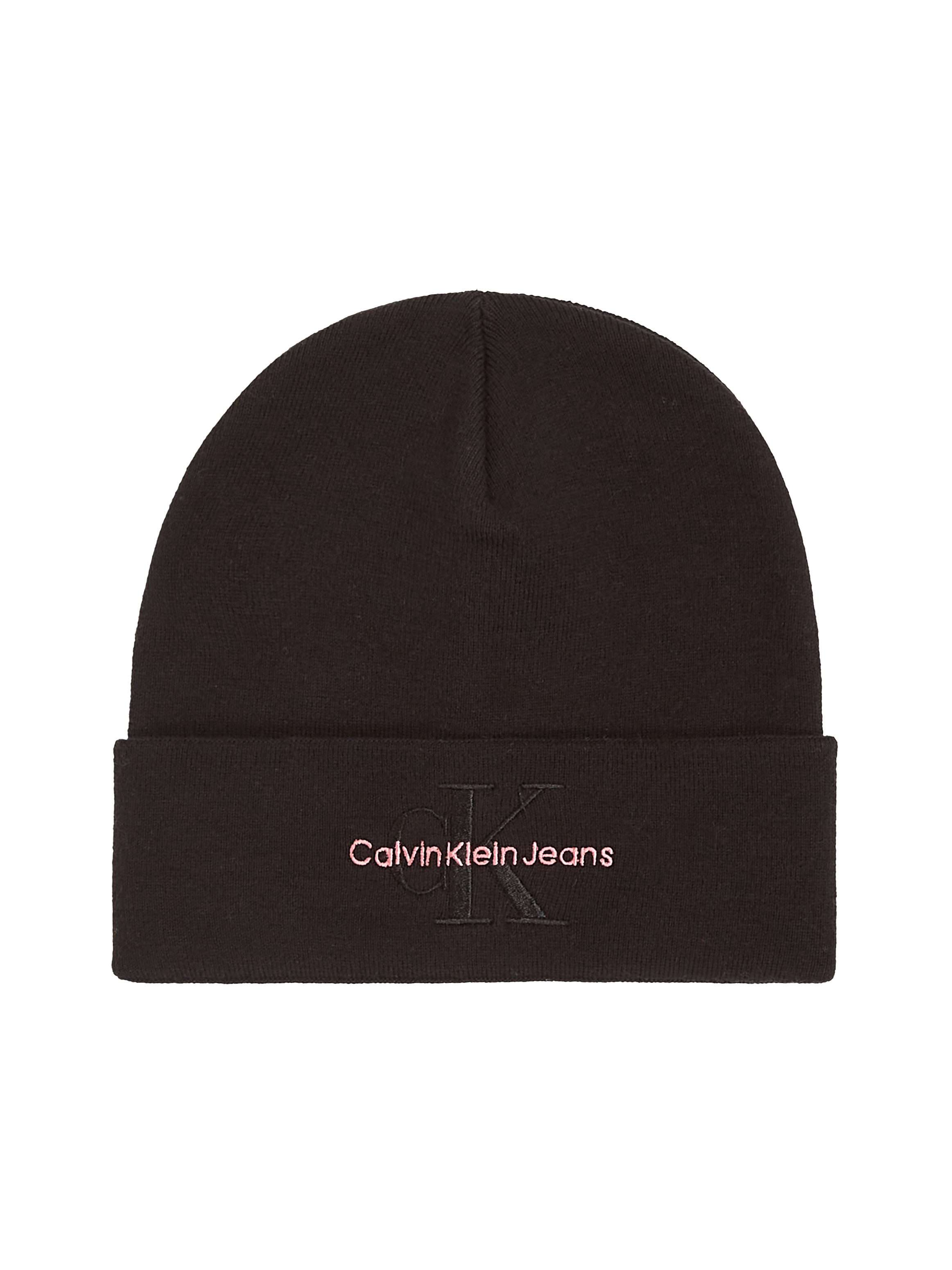 Calvin Klein Beanie MONOLOGO EMBRO BEANIE