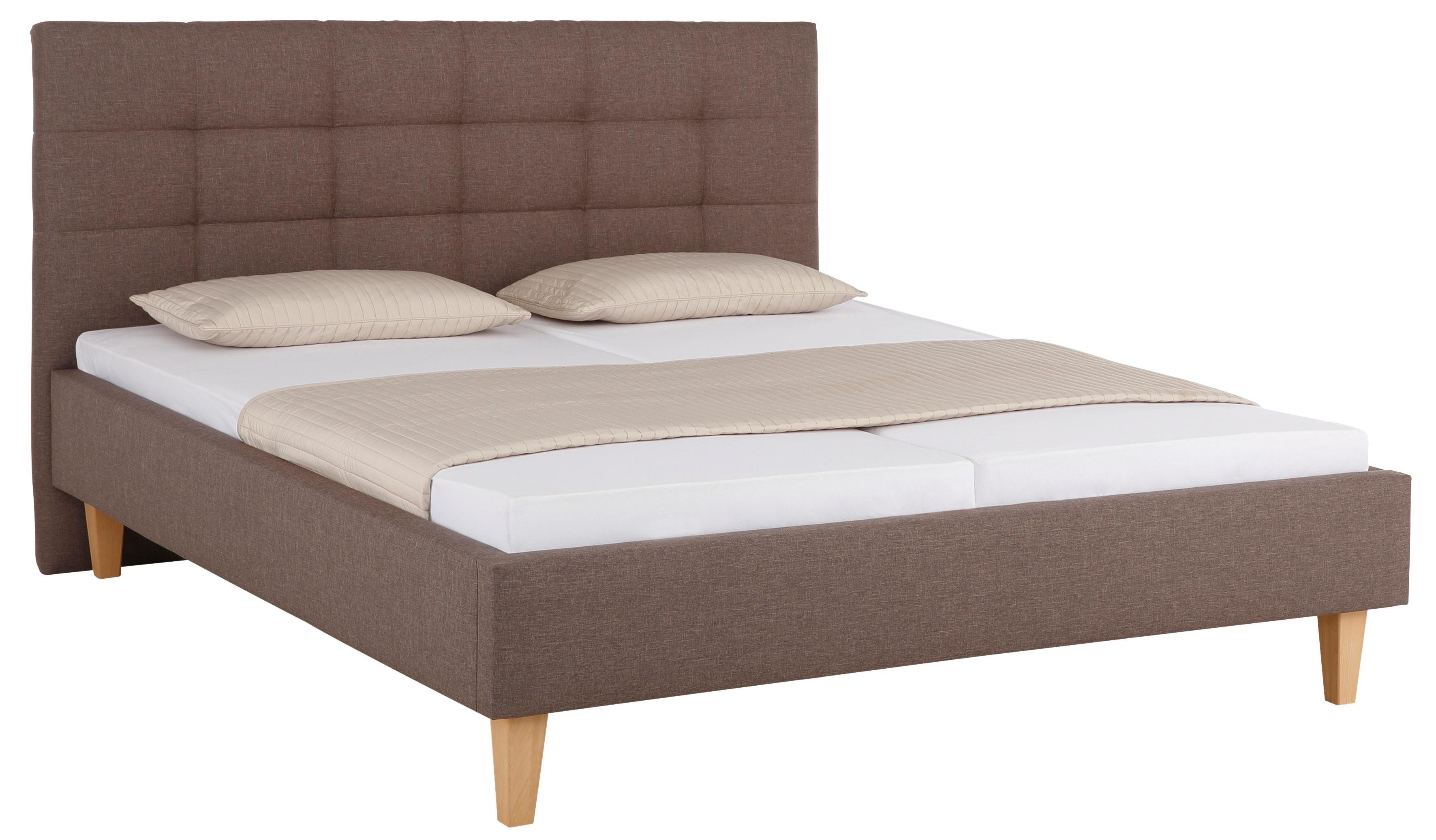 Maintal Gestoffeerd bed Tom in 4 breedten, zonder matras of met koudschuim resp. binnenveringsmatras