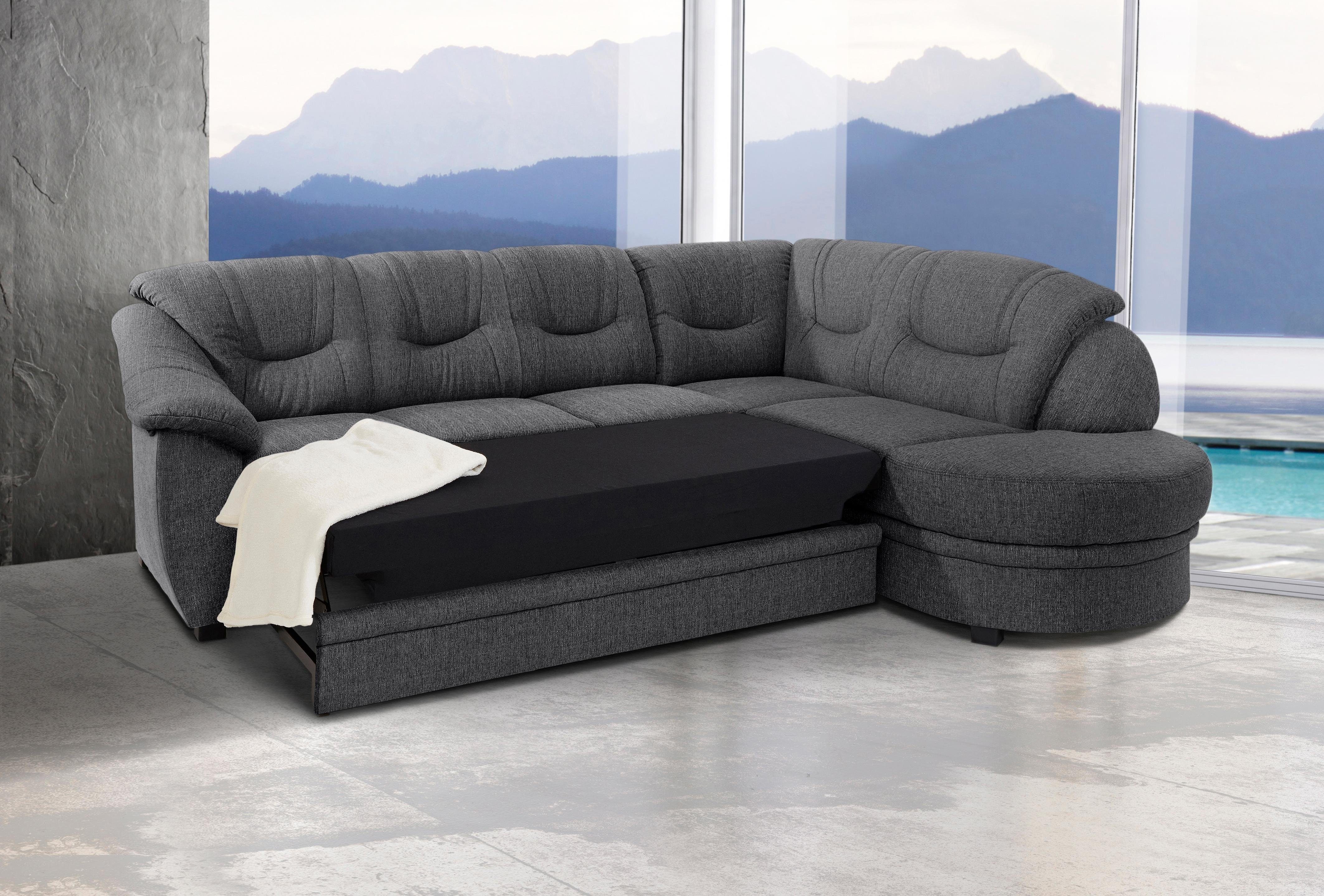 sit&more Hoekbank Savoni L-vorm optioneel met slaapfunctie