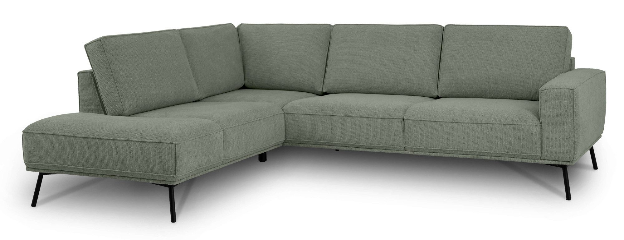 andas Hoekbank Vosby Breedte 260 cm, chenille, met decoratieve kedernaad