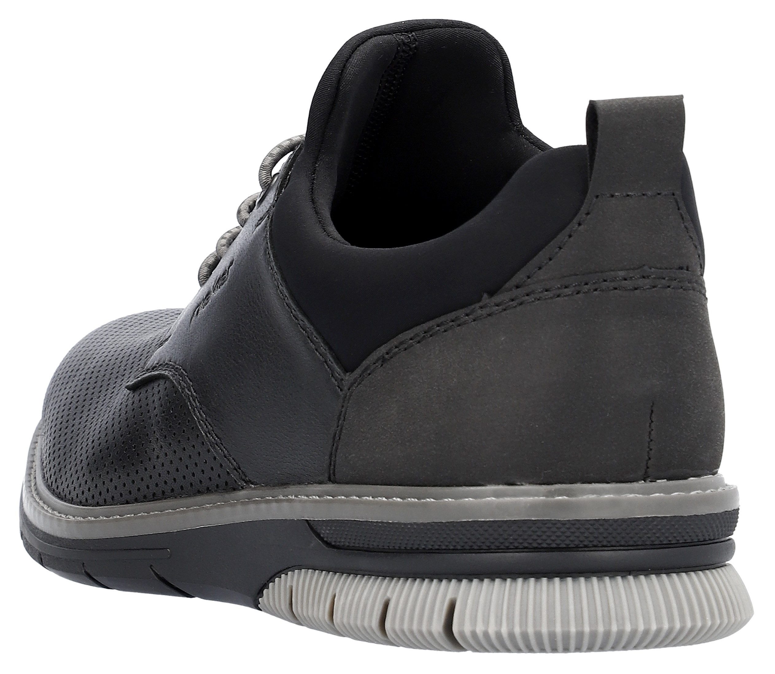 Rieker Slip-on sneakers Business schoen, slipper, feestdagsschoen met elastische veters