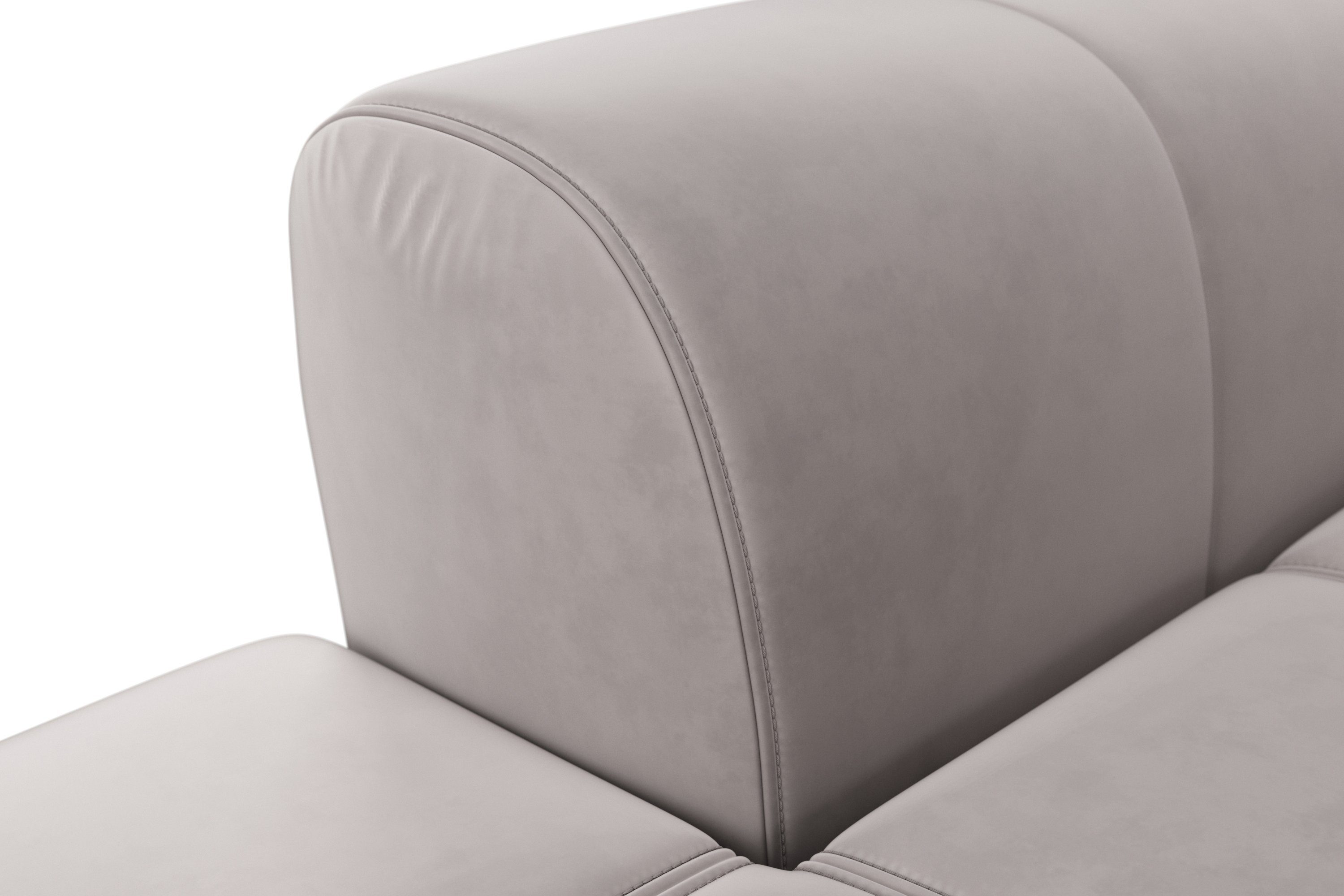 sit&more Zithoek Bendigo U-vorm inclusief zitdiepteverstelling, bodemvrijheid 12 cm, in 2 pootkleuren