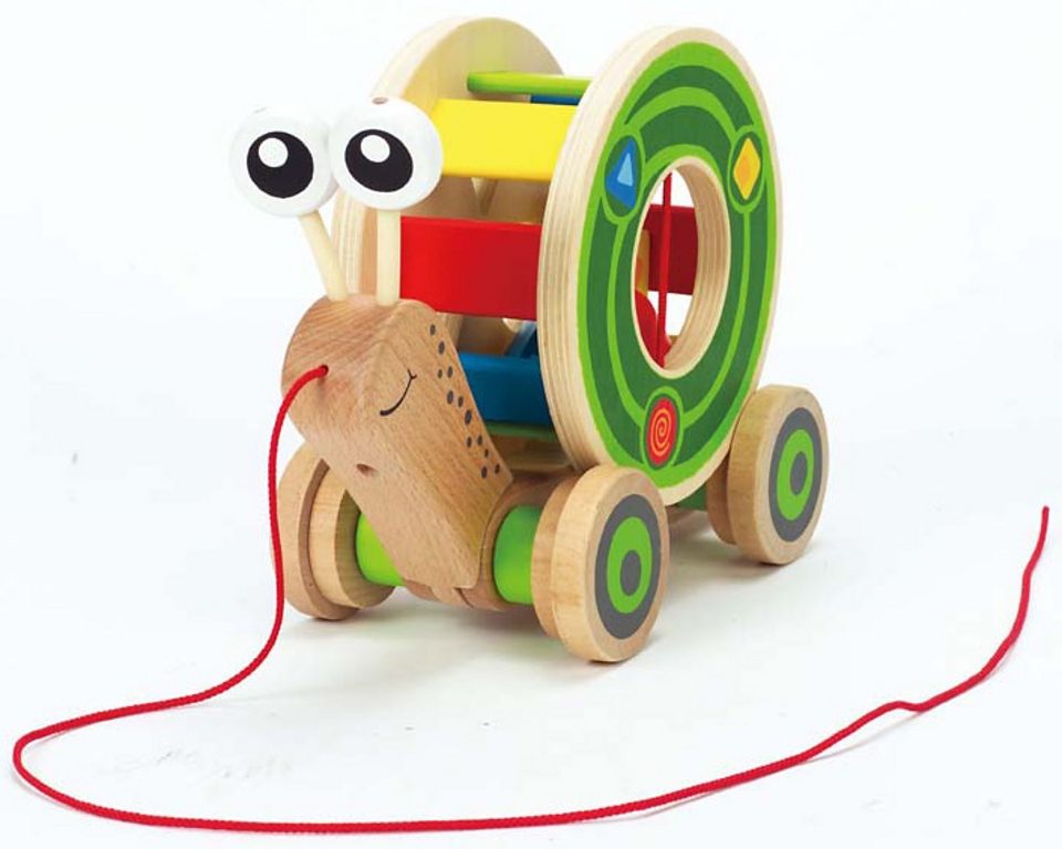 Hape Trekdier Slak Snoerlengte 60 cm (set, 1-delig)