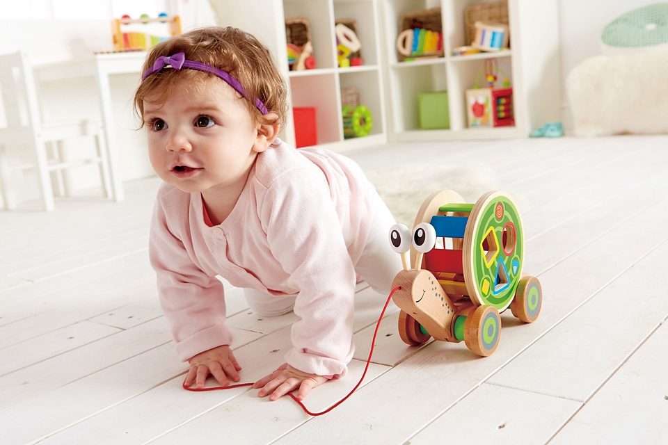 Hape Trekdier Slak Snoerlengte 60 cm (set, 1-delig)