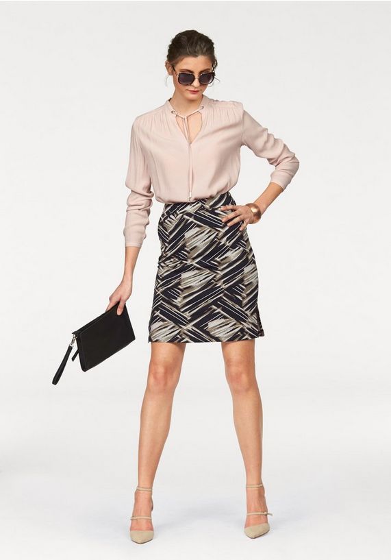 BRUNO BANANI Blouse met bindstrik BRUNO BANANI Blouse met bindstrik