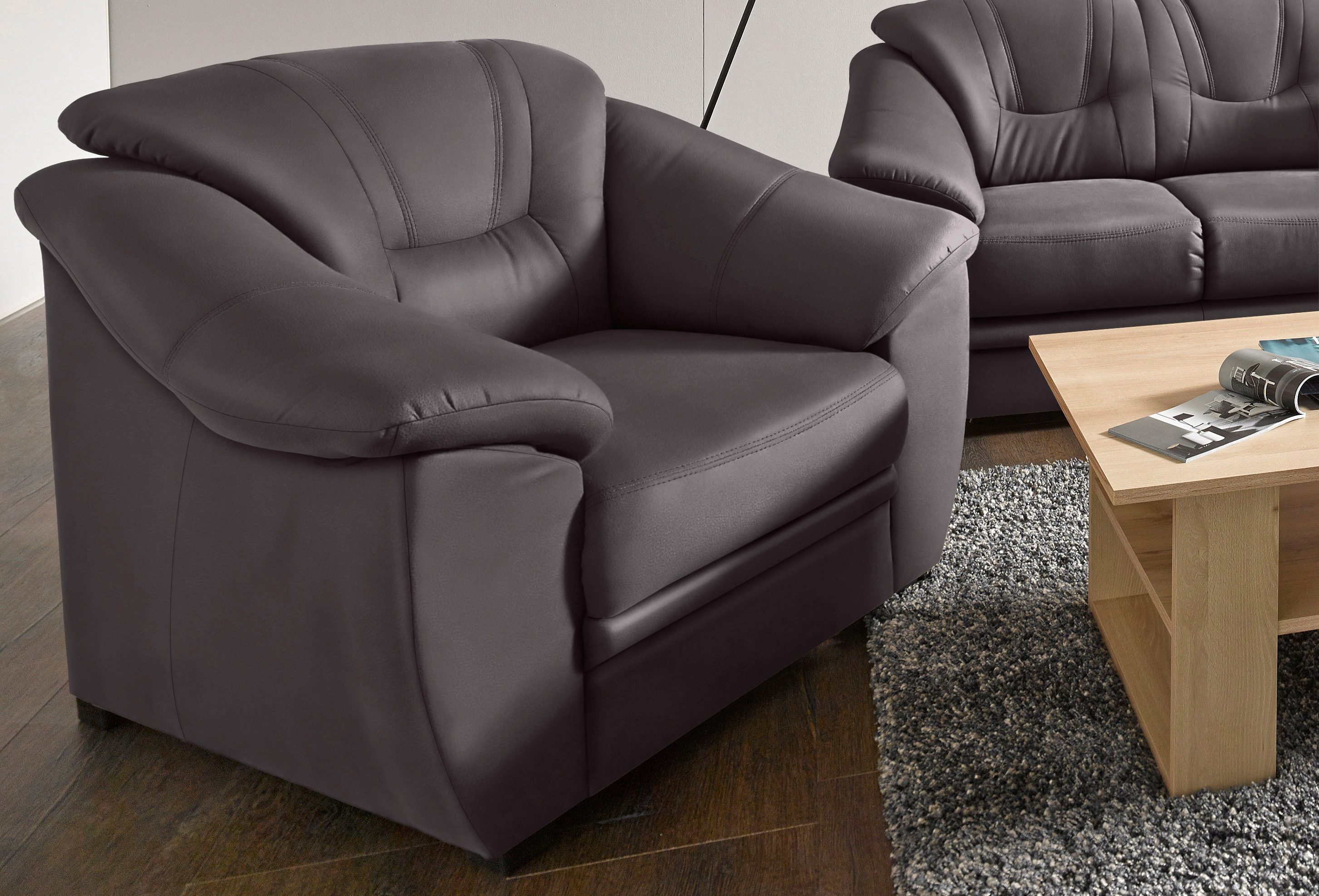 sit&more Fauteuil Savoni fauteuils bruin