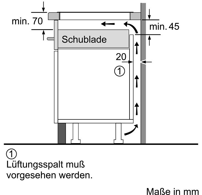 SIEMENS Flex-inductiekookplaat van SCHOTT CERAN® EX801LYC1E met powermove plus