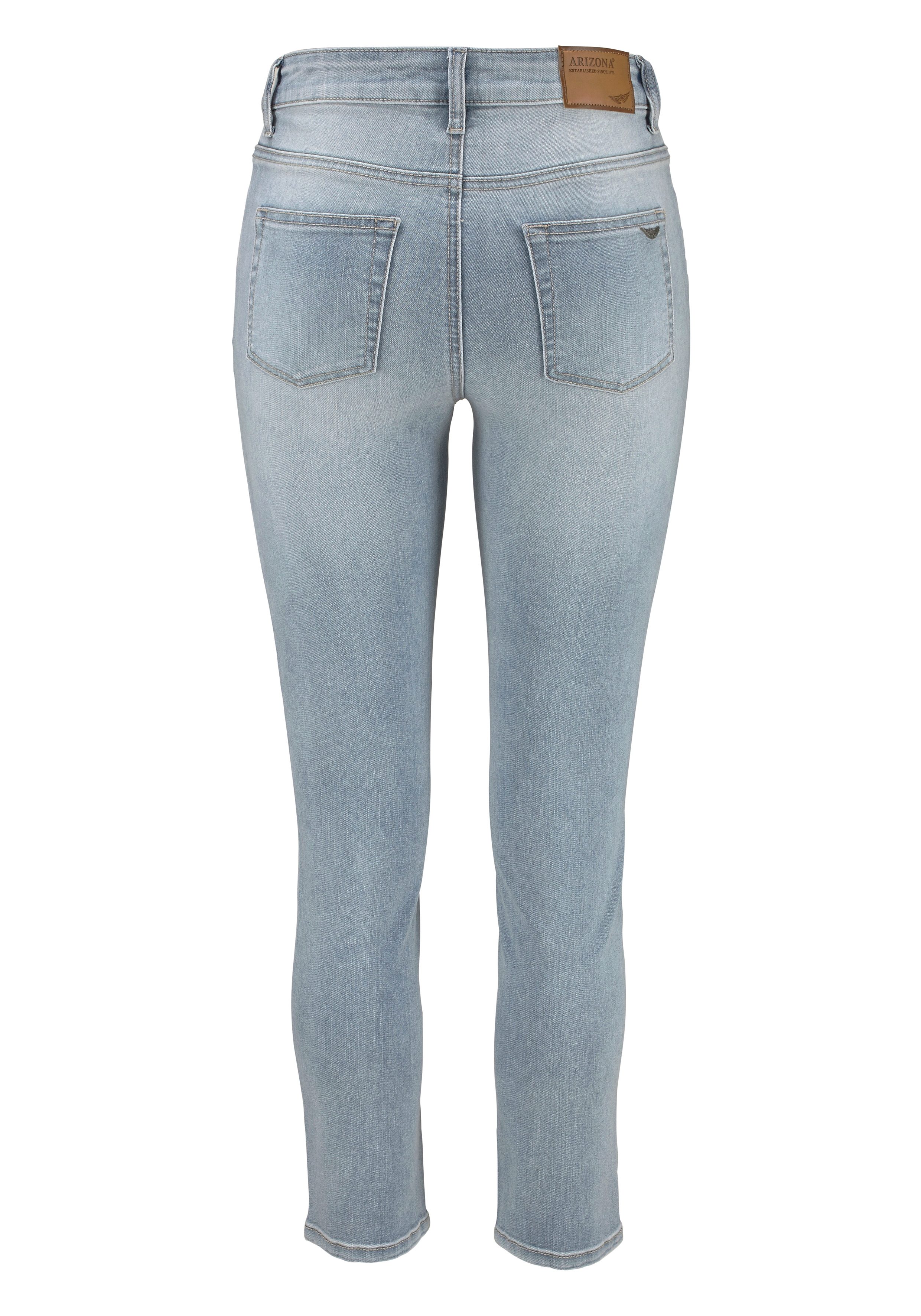 Arizona 7/8 jeans Shaping strak, skinny jeans, used-wassing, high-waist, 7/8-lengte