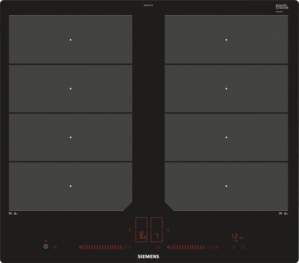 SIEMENS Flex-inductiekookplaat van SCHOTT CERAN® EX601LXC1E met powermove plus