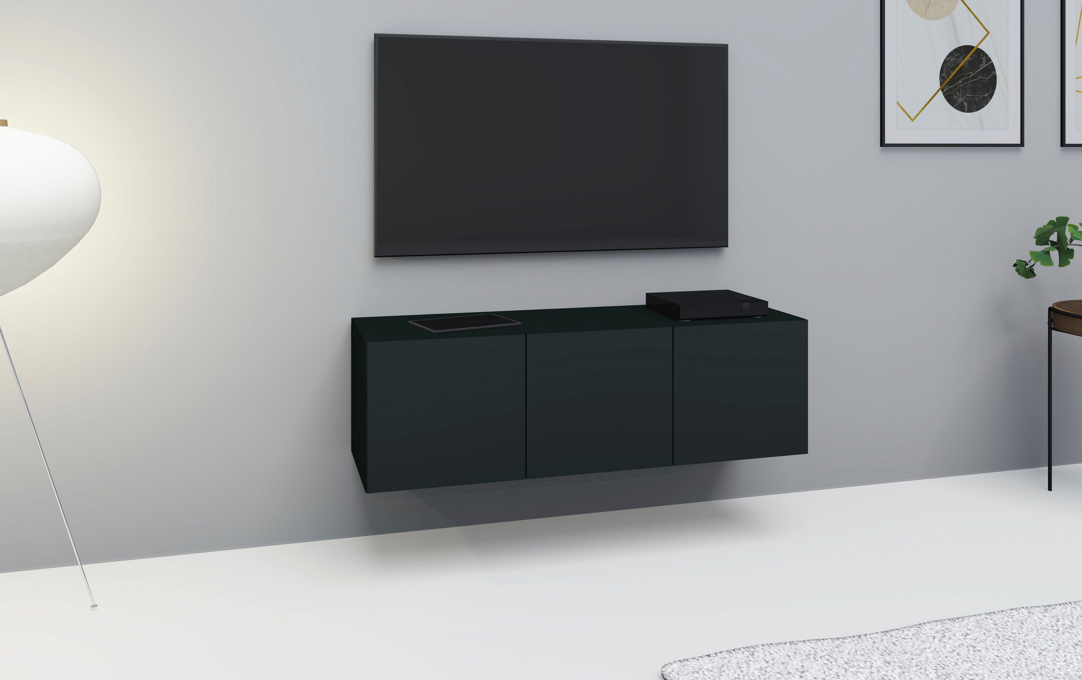 borchardt Möbel Tv-meubel Vaasa Breedte 114 cm, alleen hangend